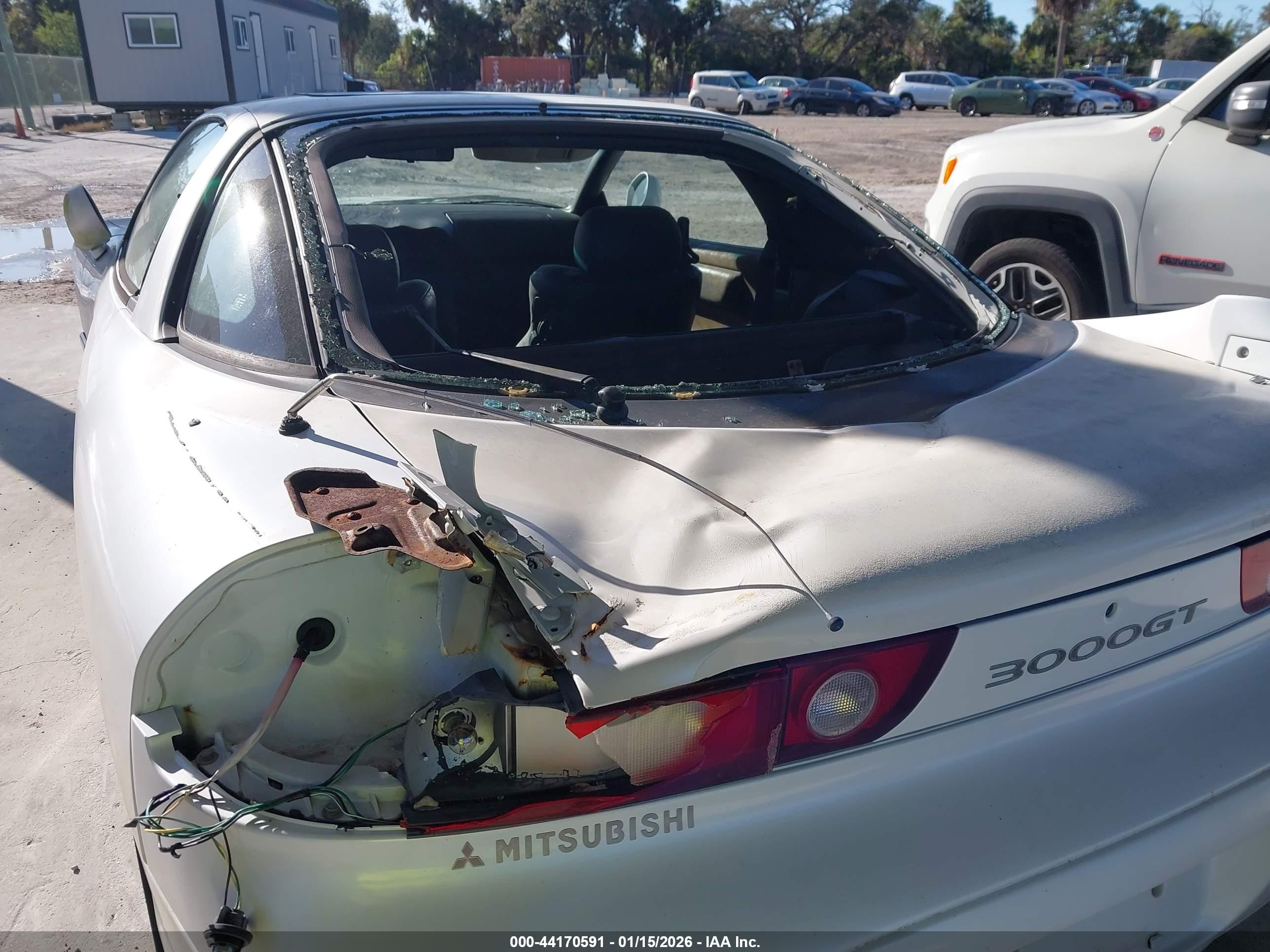 1998 Mitsubishi 3000 Gt Sl White vin: JA3AM84JXWY004057