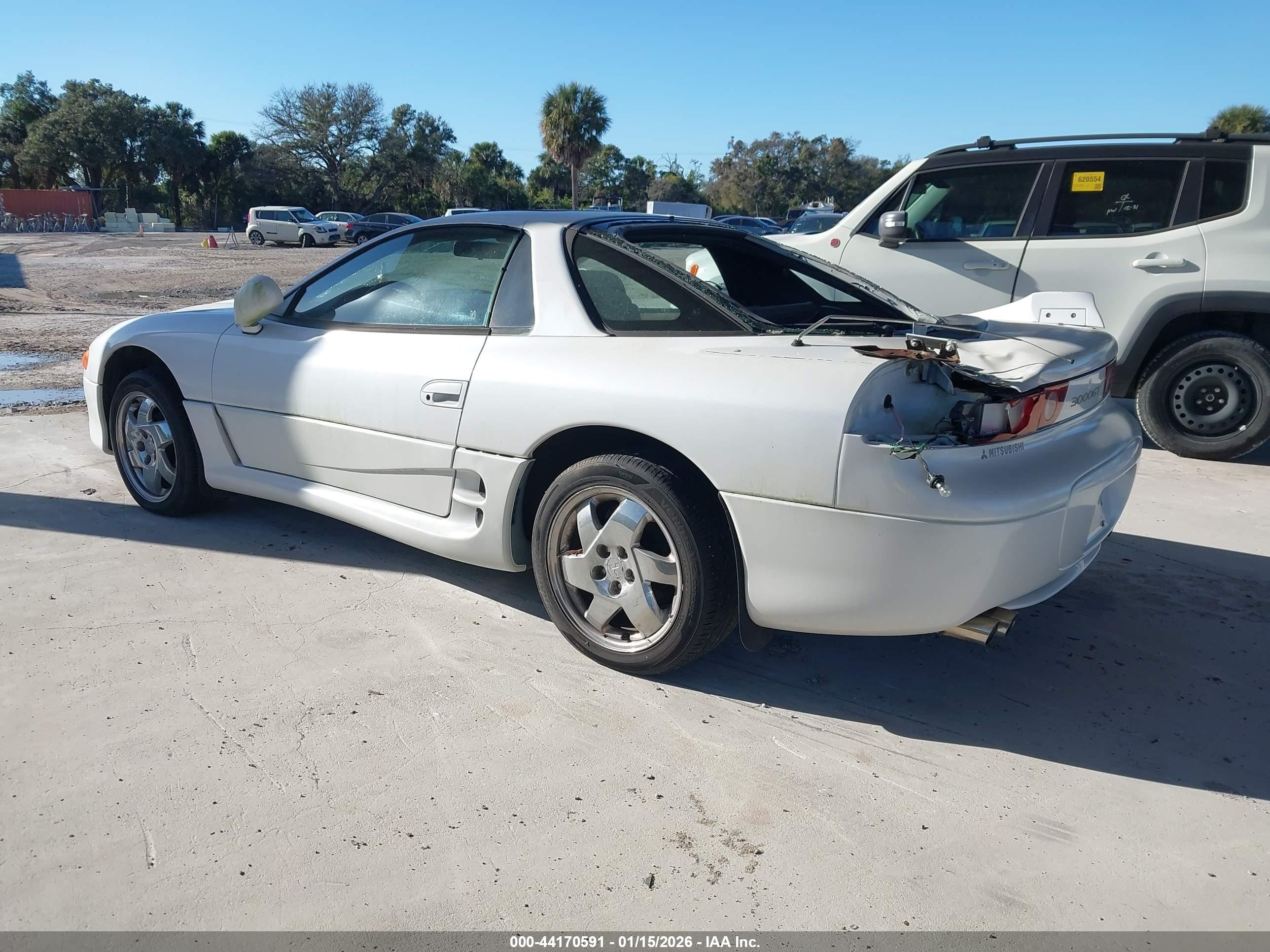 1998 Mitsubishi 3000 Gt Sl White vin: JA3AM84JXWY004057