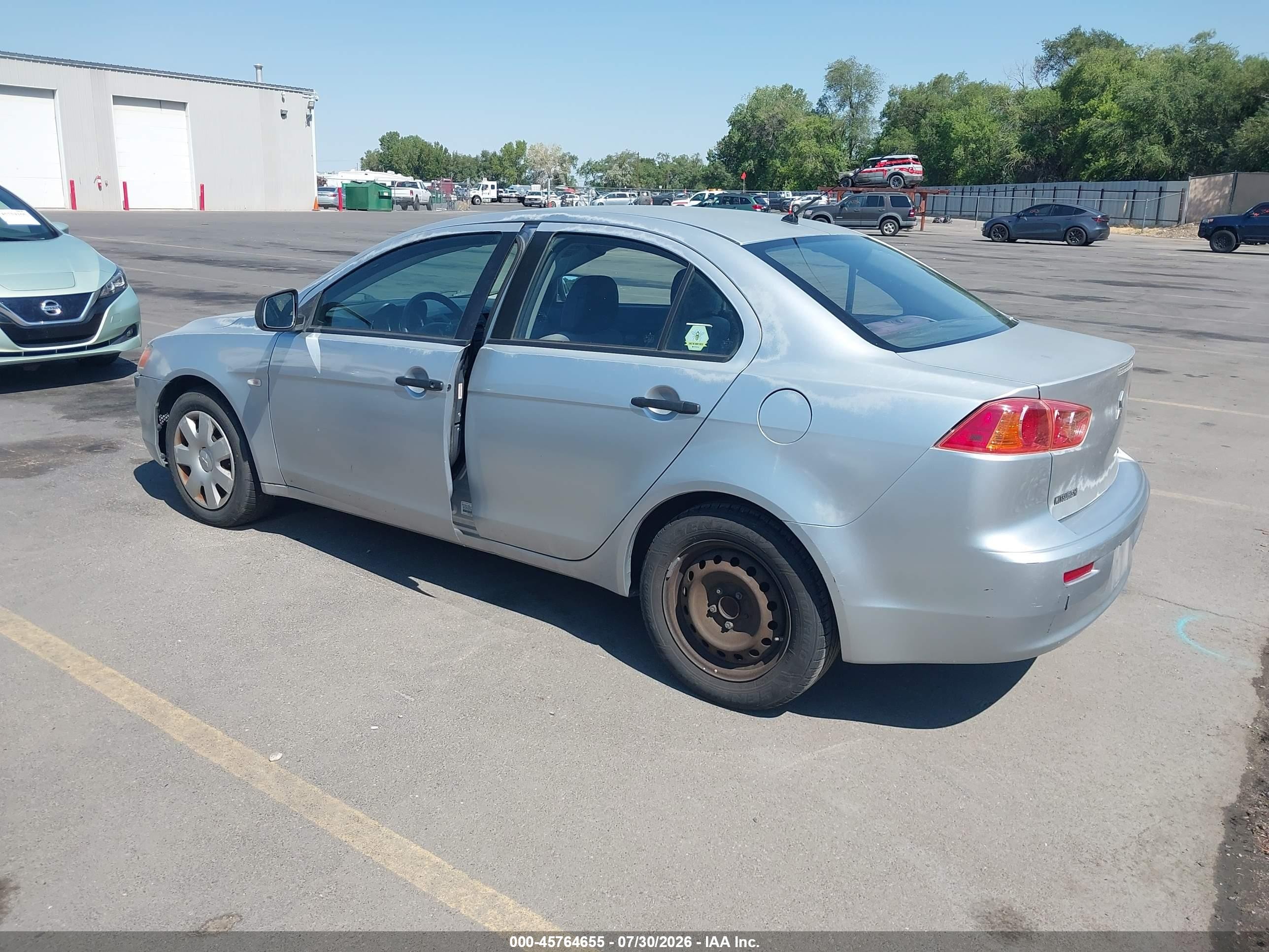 2008 Mitsubishi Lancer De Silver vin: JA3AU16U08U035276