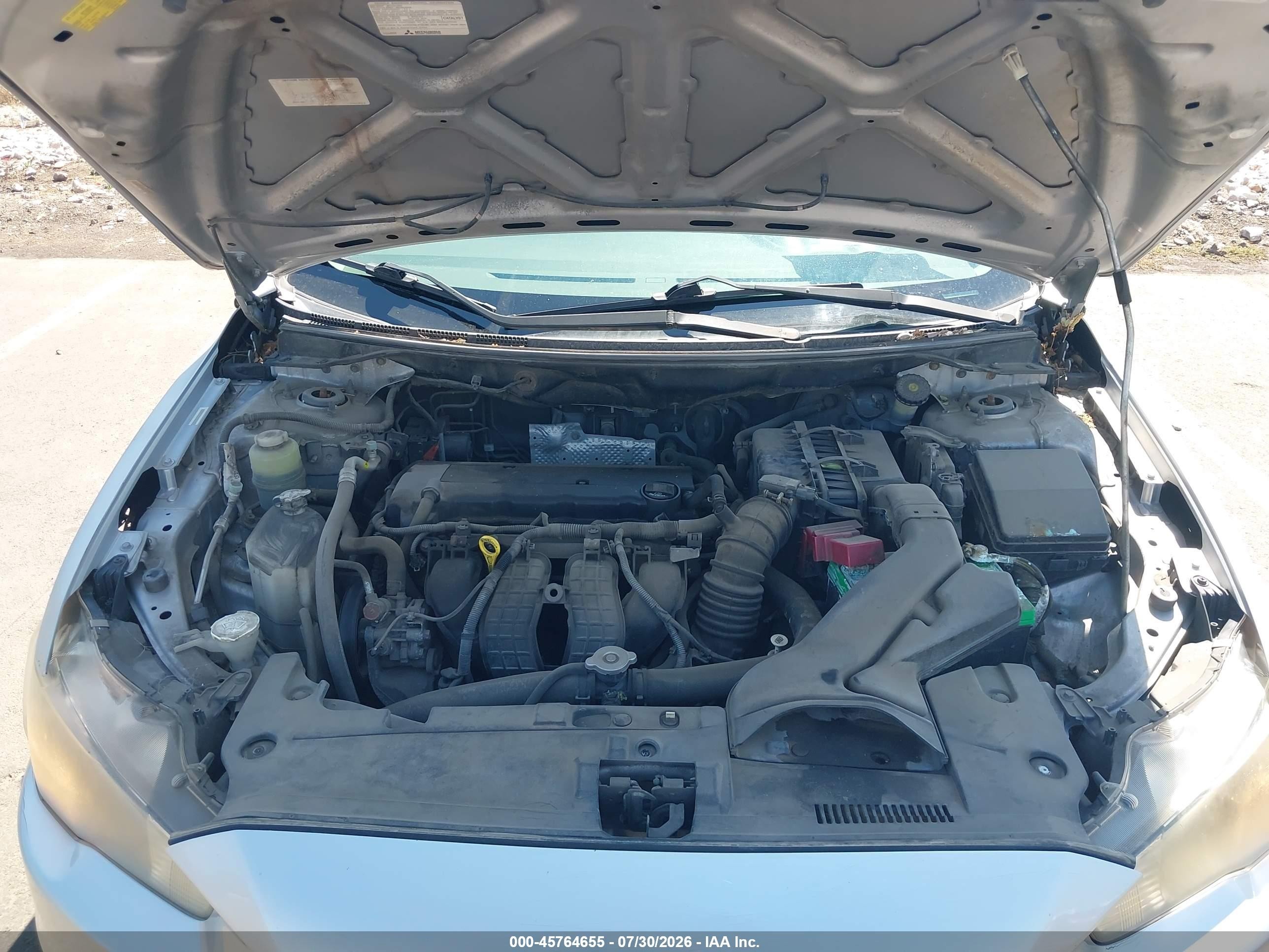 2008 Mitsubishi Lancer De Silver vin: JA3AU16U08U035276