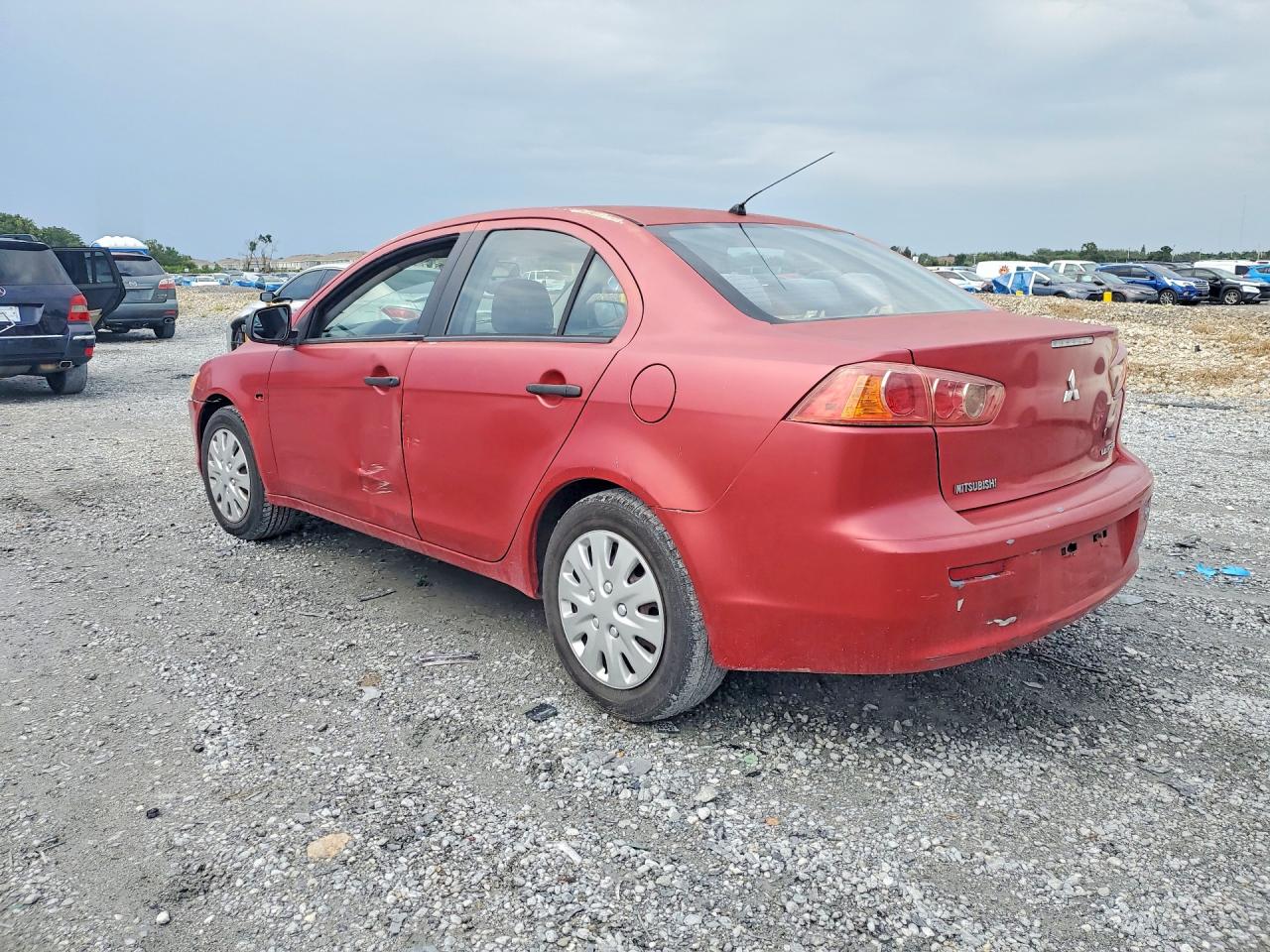 2008 Mitsubishi Lancer De Red vin: JA3AU16U98U020274