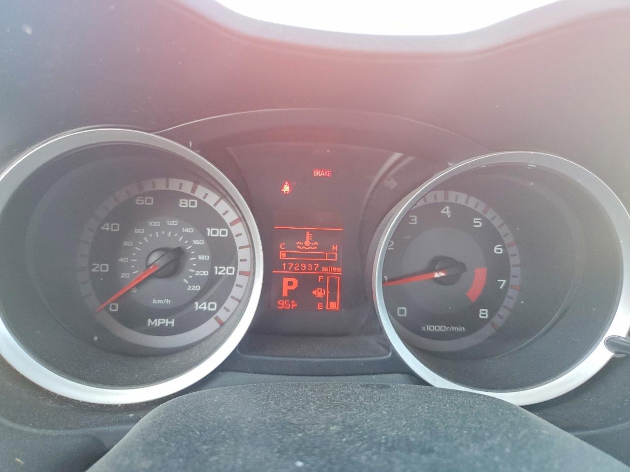 2009 Mitsubishi Lancer De Red vin: JA3AU16UX9U003940