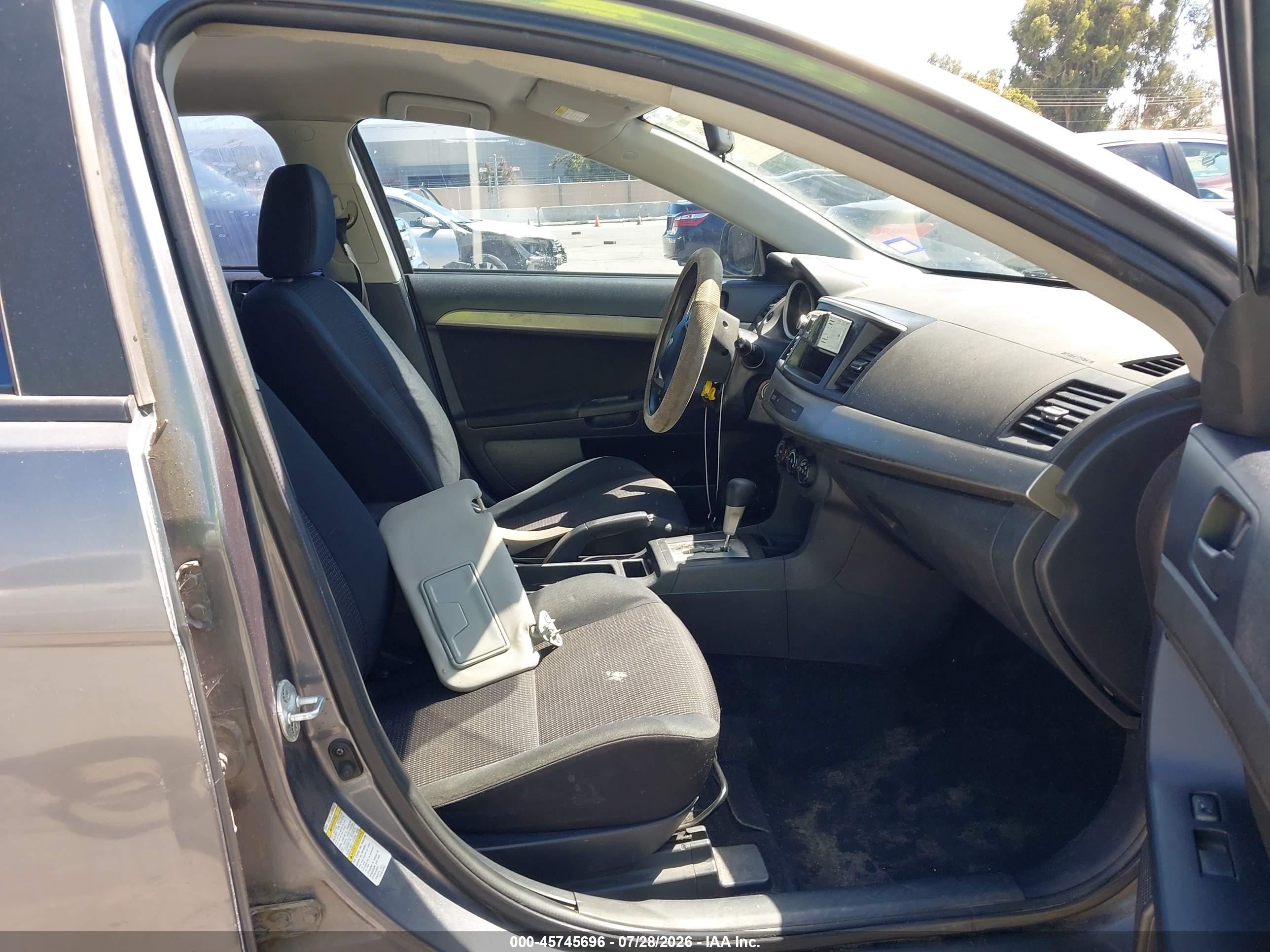 2009 Mitsubishi Lancer Es/es-sport Gray vin: JA3AU26U09U019683