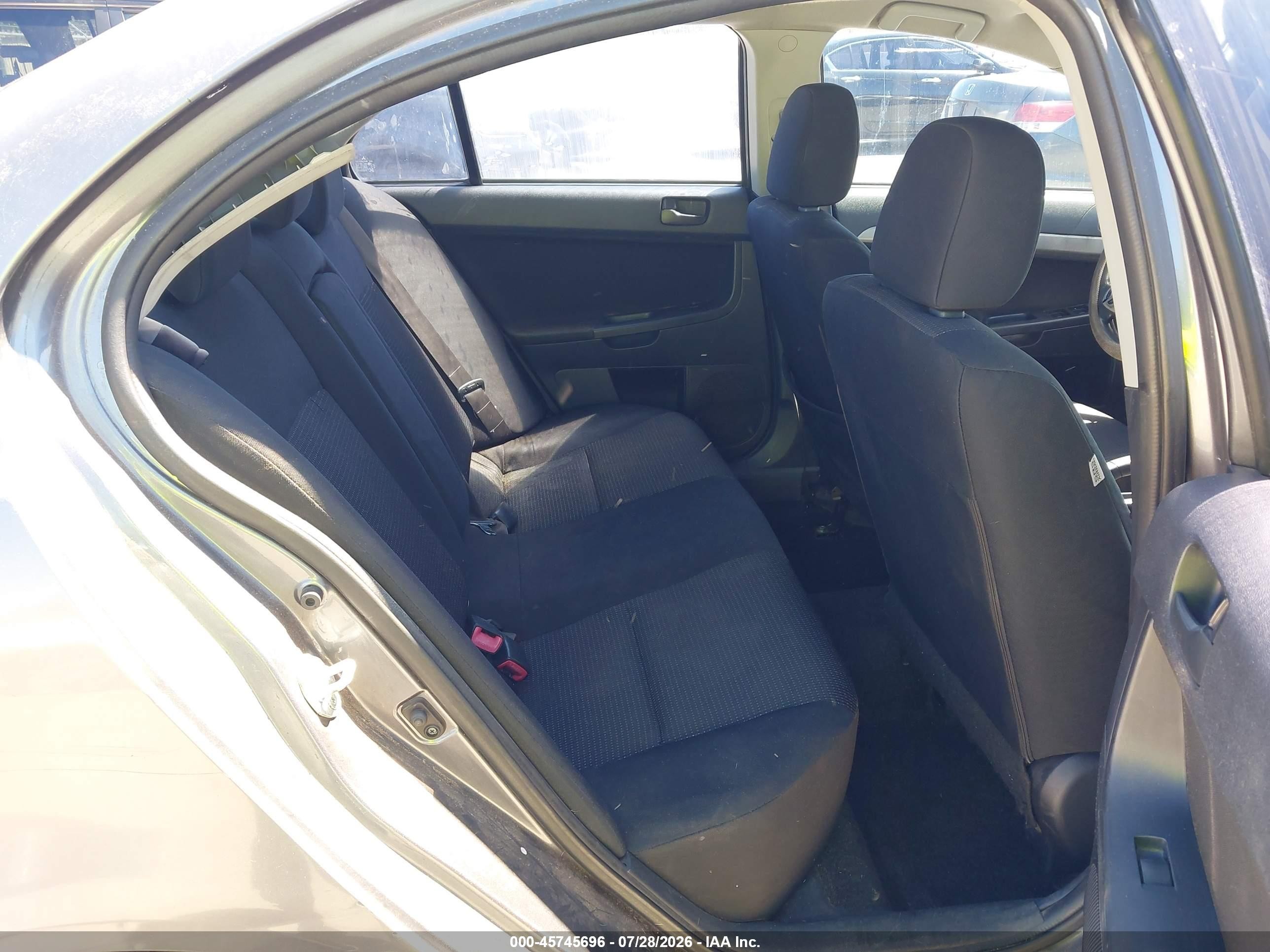 2009 Mitsubishi Lancer Es/es-sport Gray vin: JA3AU26U09U019683