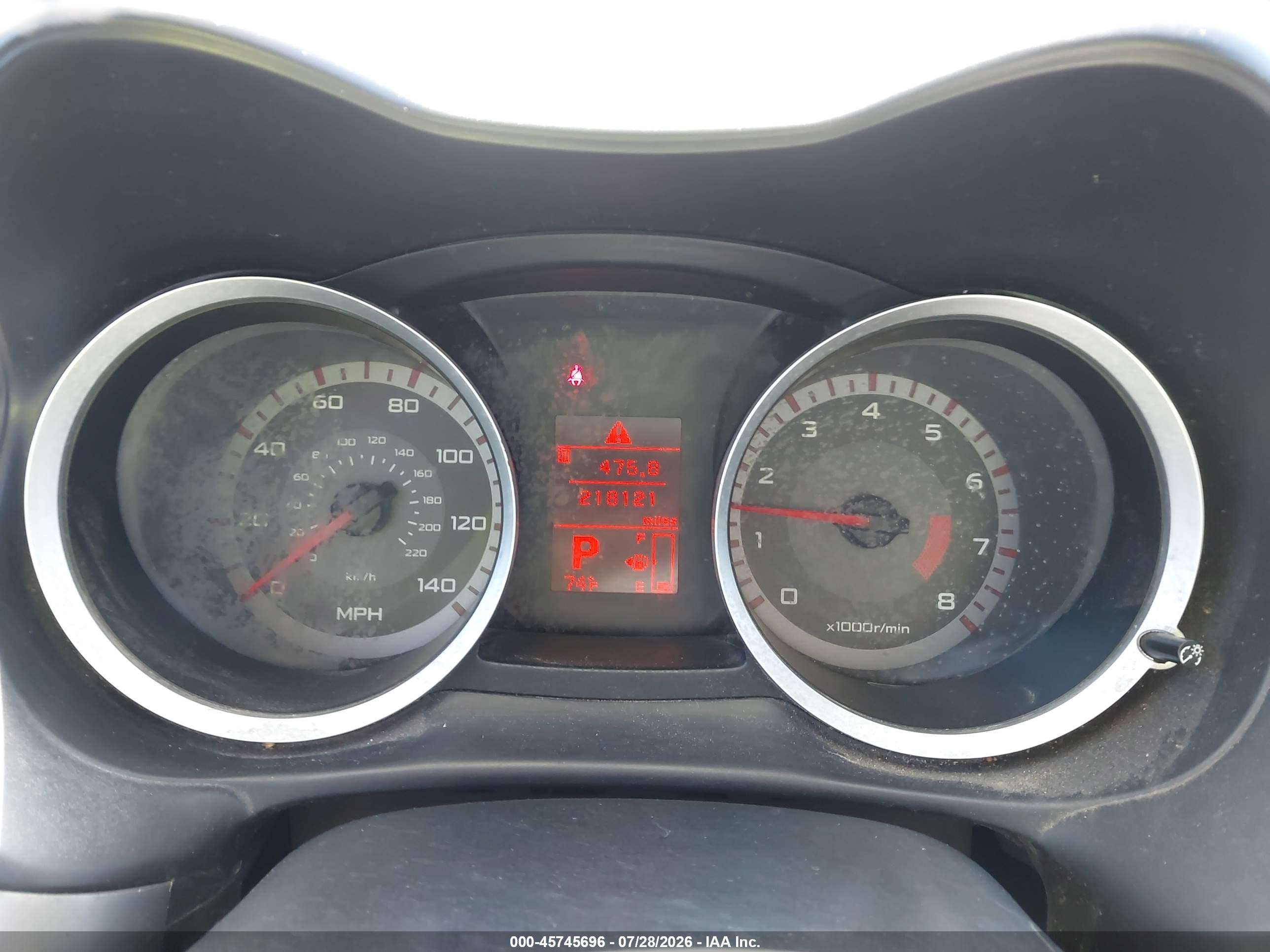 2009 Mitsubishi Lancer Es/es-sport Gray vin: JA3AU26U09U019683