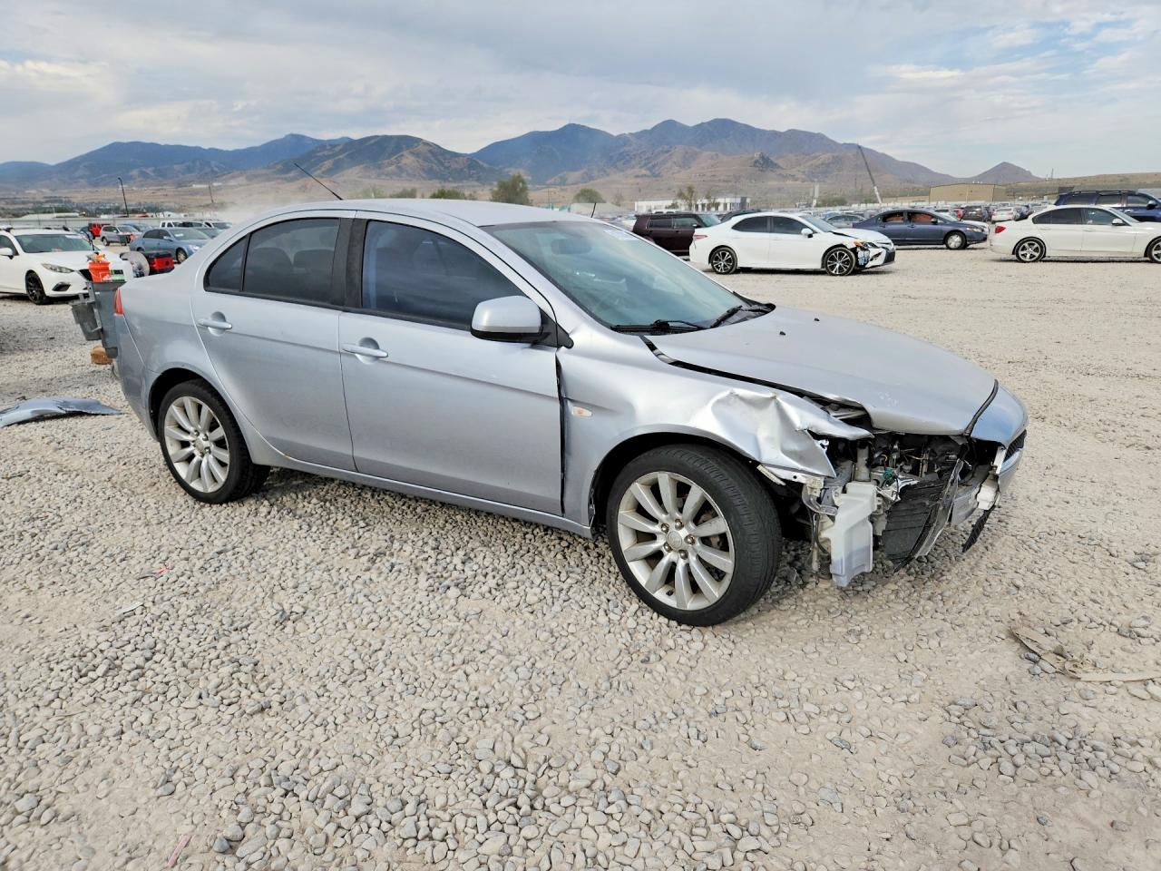 2009 Mitsubishi Lancer Es/es Sport Silver vin: JA3AU26U19U002696
