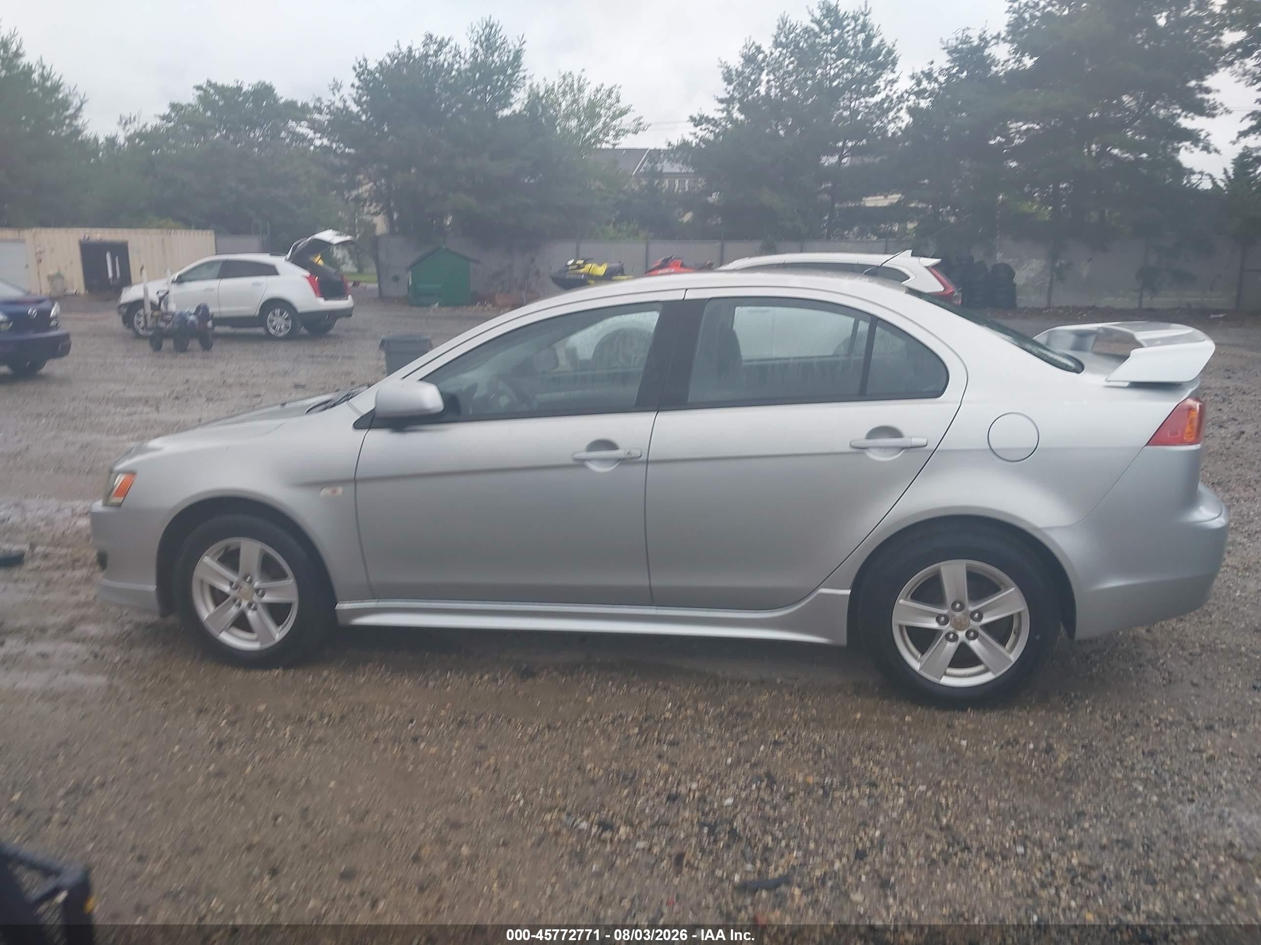 2009 Mitsubishi Lancer Es/es-sport Gray vin: JA3AU26U59U038357