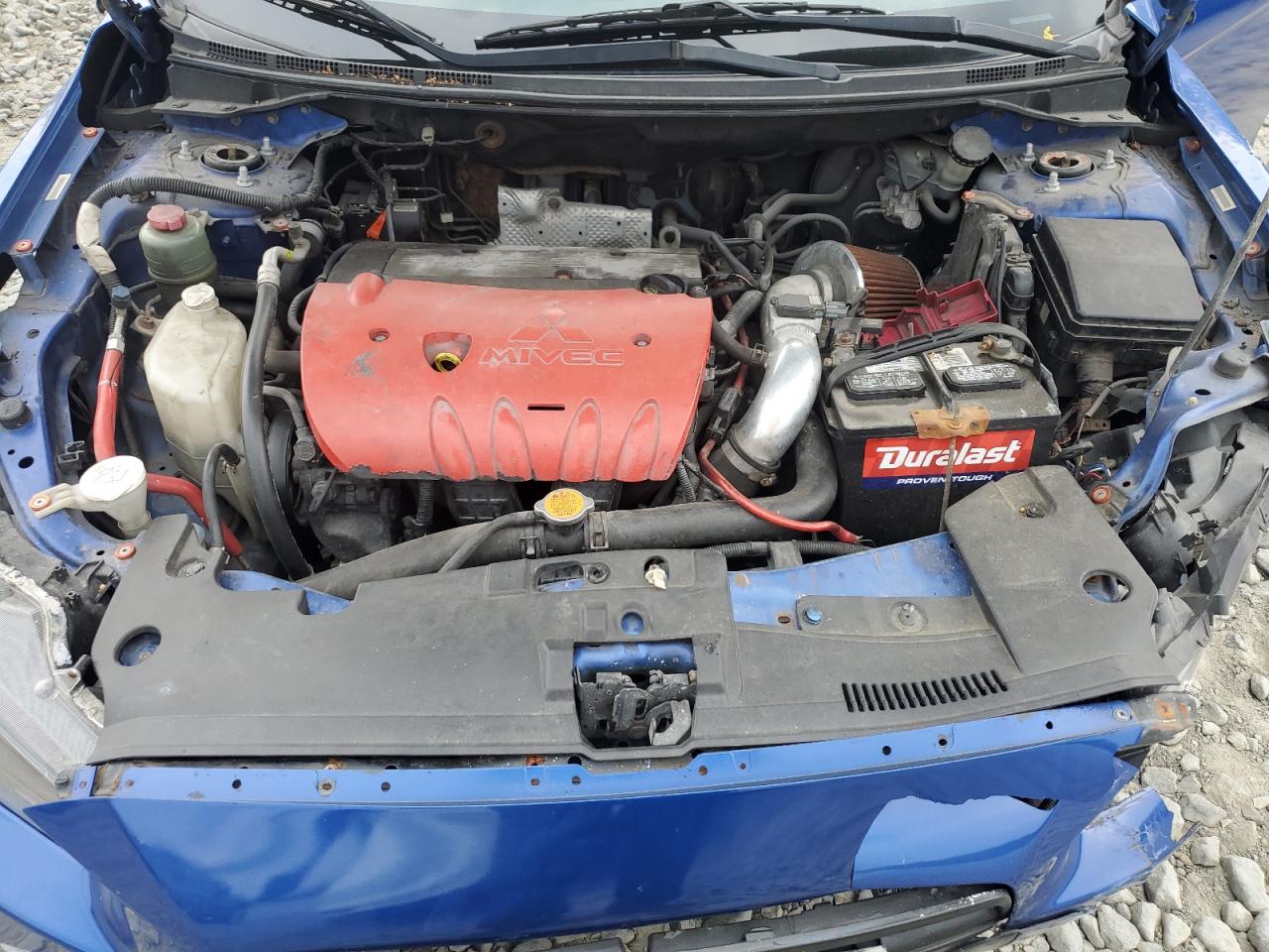 2009 Mitsubishi Lancer Es/es Sport Blue vin: JA3AU26U69U008669