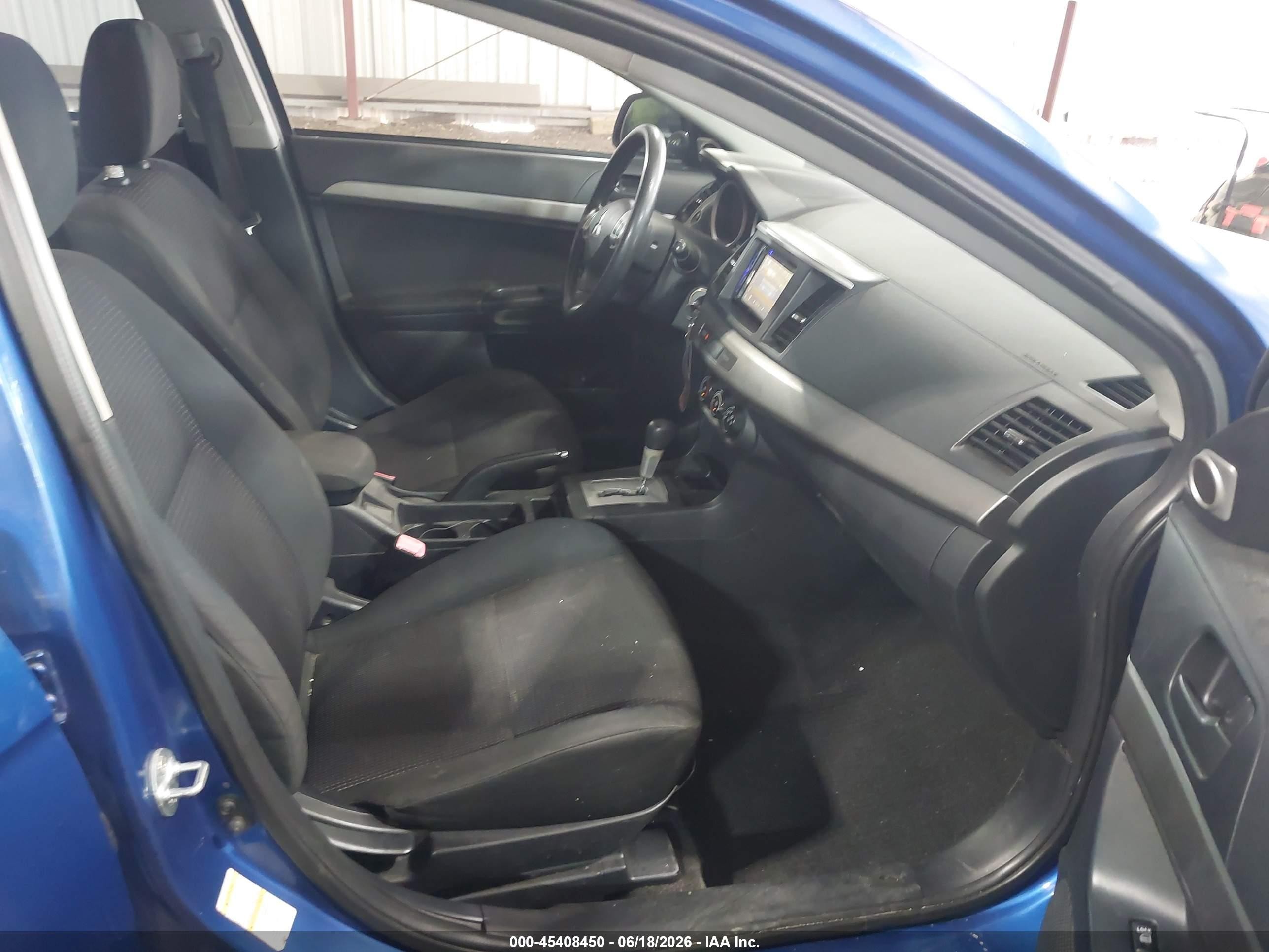 2009 Mitsubishi Lancer Es/es-sport Blue vin: JA3AU26U89U034674