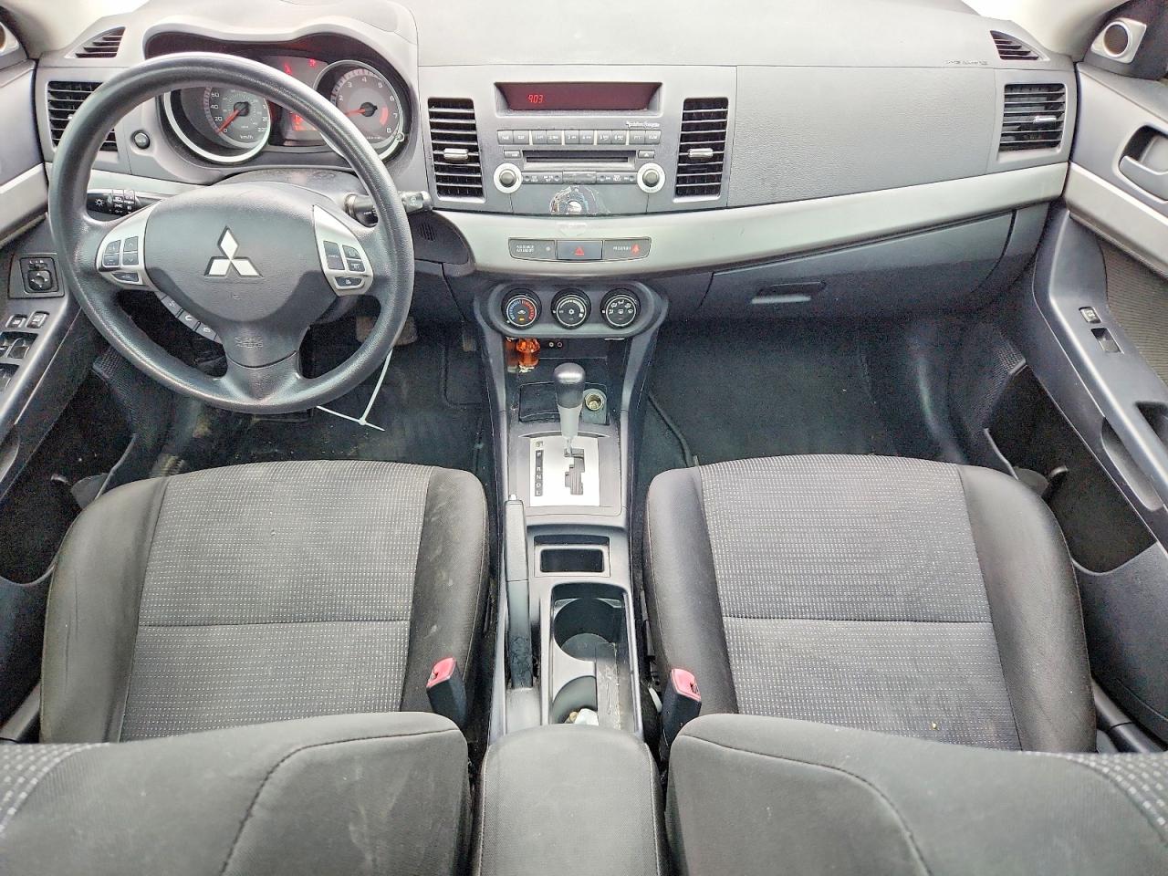 2009 Mitsubishi Lancer Es Gray vin: JA3AU26U89U611011