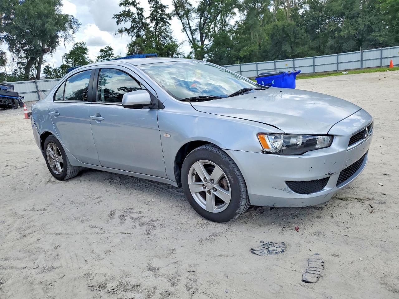 2008 Mitsubishi Lancer Es Silver vin: JA3AU26U98U040918
