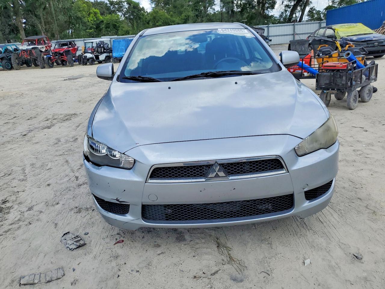 2008 Mitsubishi Lancer Es Silver vin: JA3AU26U98U040918