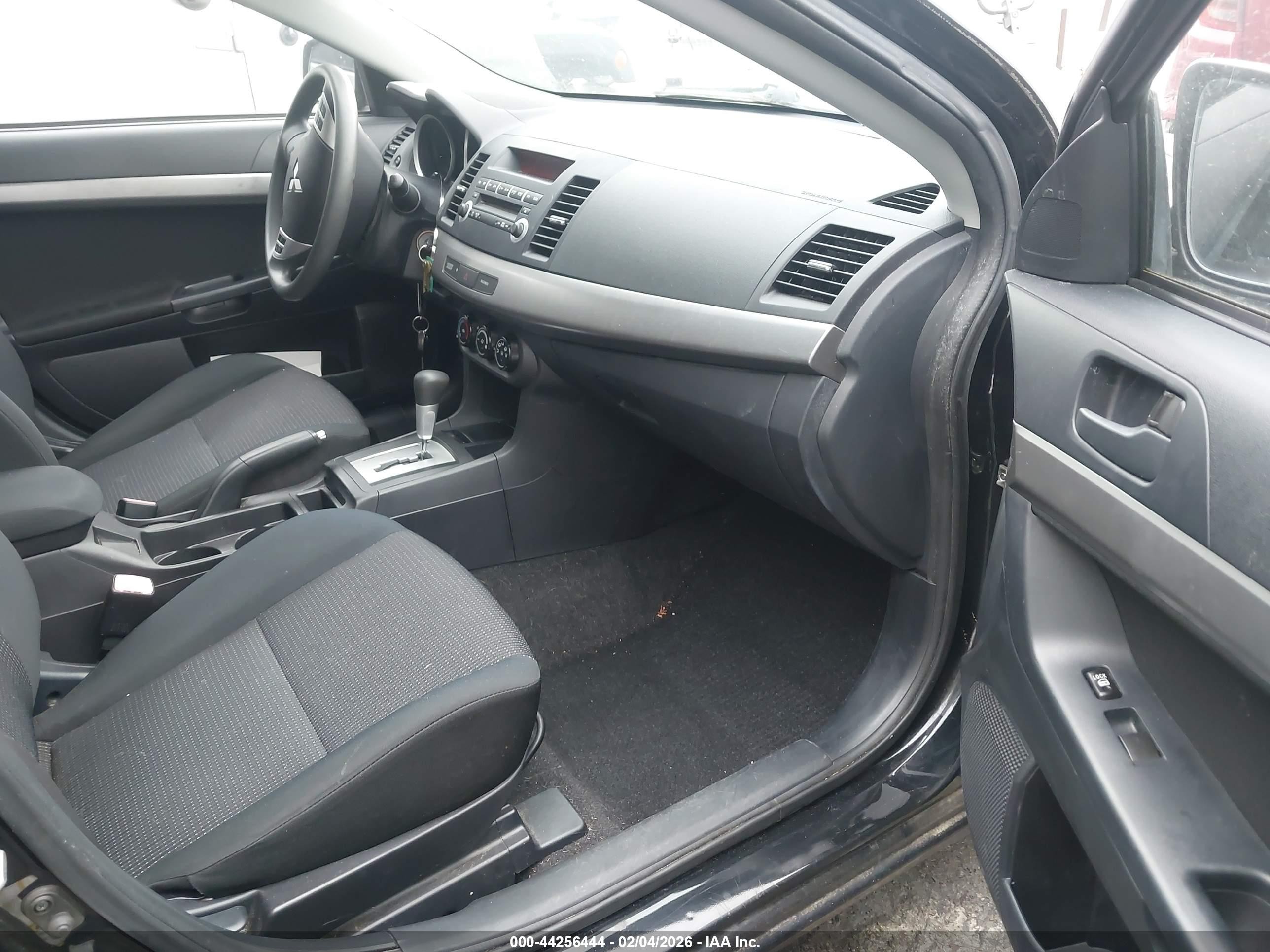 2009 Mitsubishi Lancer Es/es-sport Черный vin: JA3AU26U99U031234