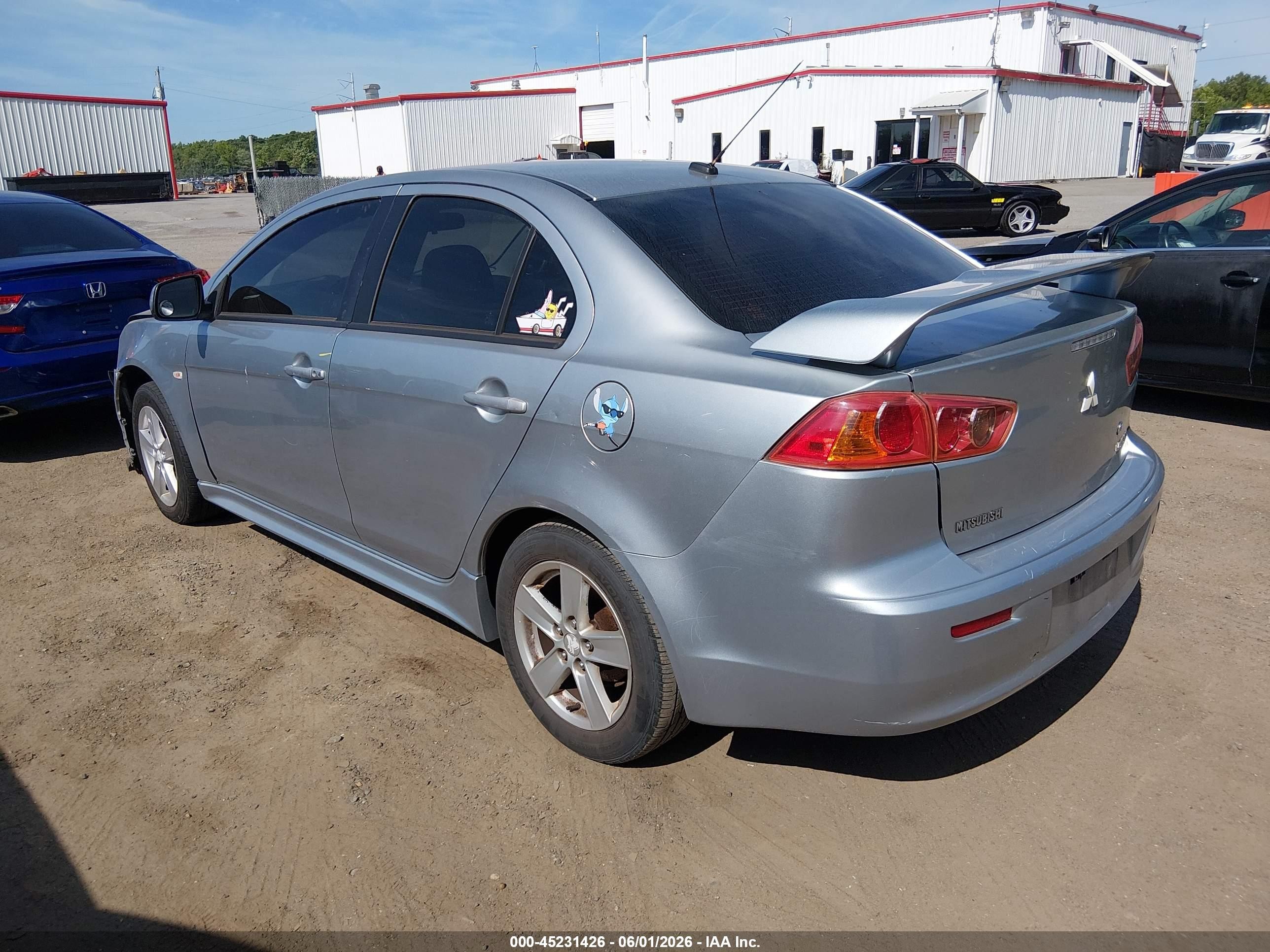 2009 Mitsubishi Lancer Es/es-sport Silver vin: JA3AU26UX9U018587