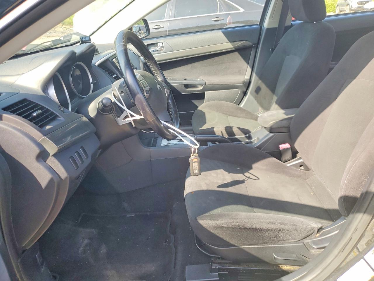 2008 Mitsubishi Lancer Gts Black vin: JA3AU86U28U045218