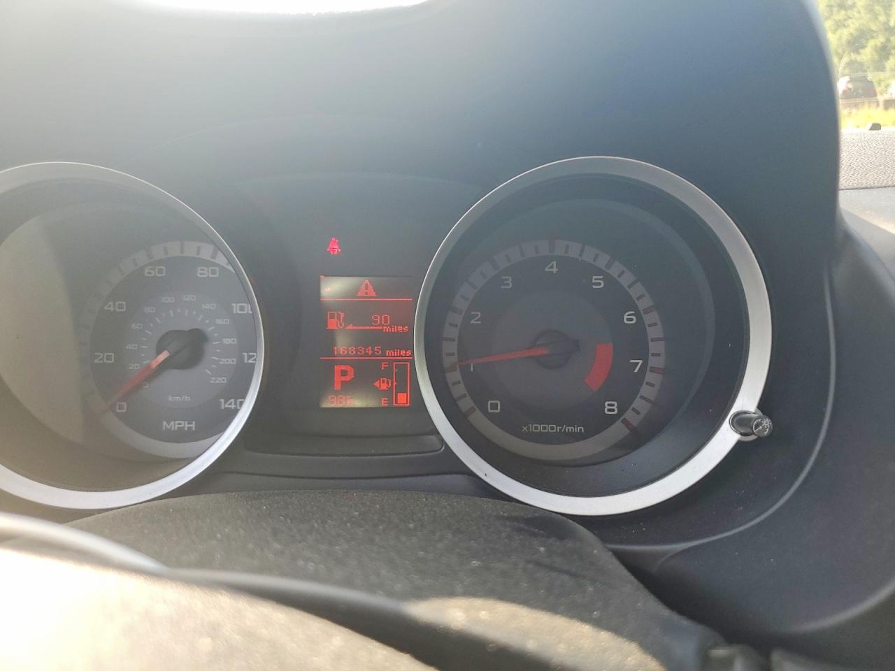 2008 Mitsubishi Lancer Gts Black vin: JA3AU86U28U045218