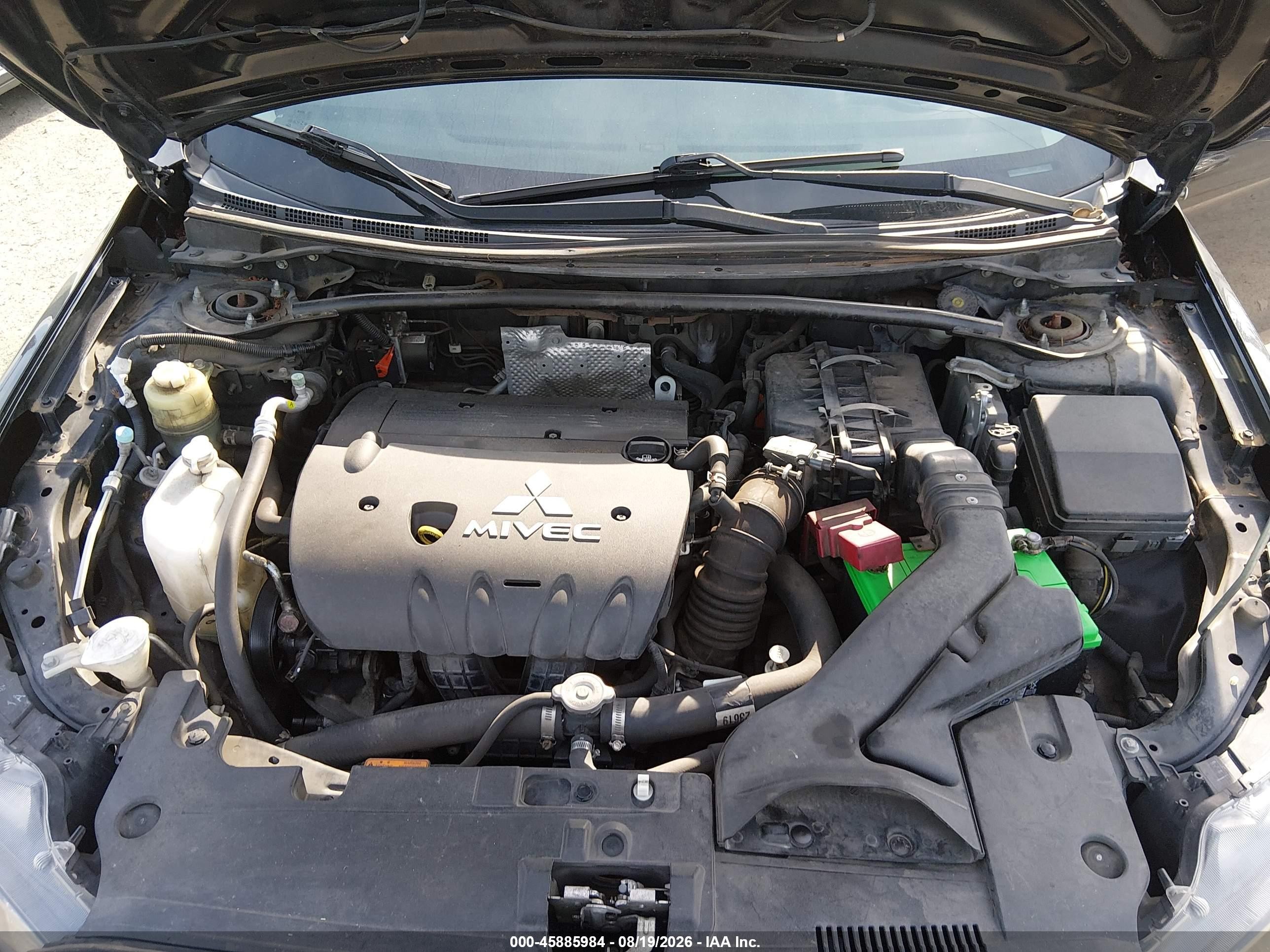 2008 Mitsubishi Lancer Gts Черный vin: JA3AU86U58U016912