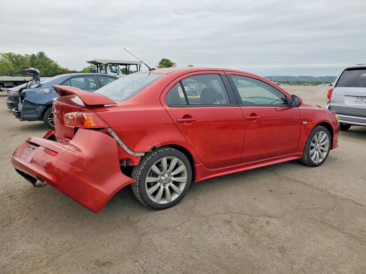 2008 Mitsubishi Lancer Gts Красный vin: JA3AU86UX8U013228