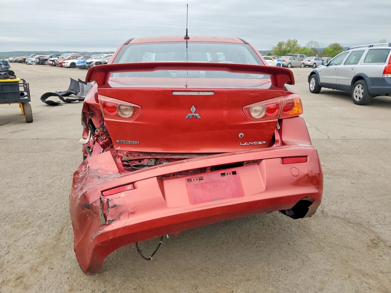 2008 Mitsubishi Lancer Gts Красный vin: JA3AU86UX8U013228