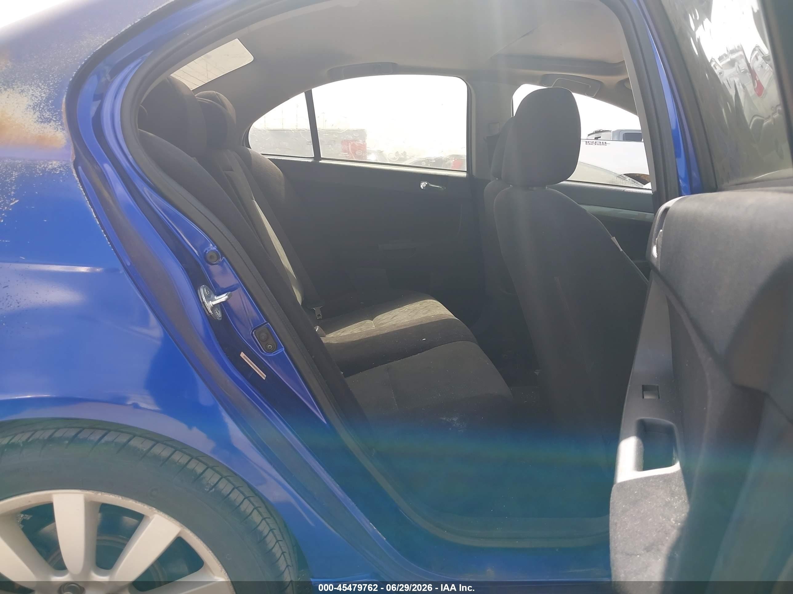 2008 Mitsubishi Lancer Gts Blue vin: JA3AU86UX8U031616