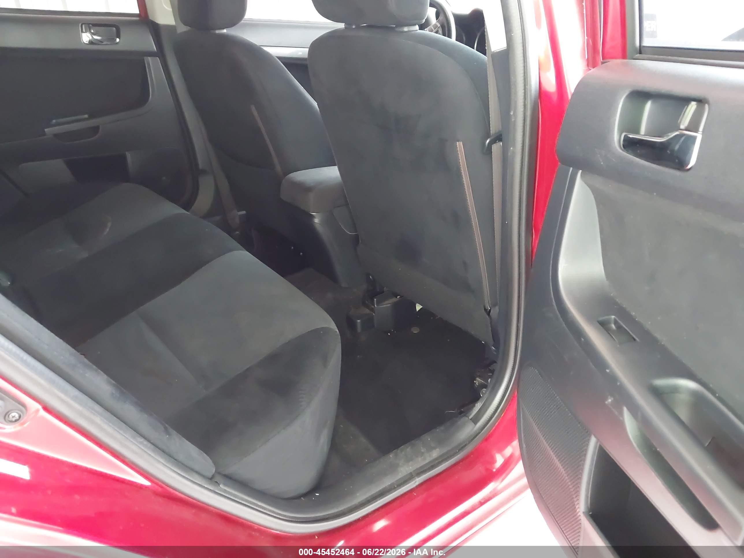 2009 Mitsubishi Lancer Gts Red vin: JA3AU86W39U040645