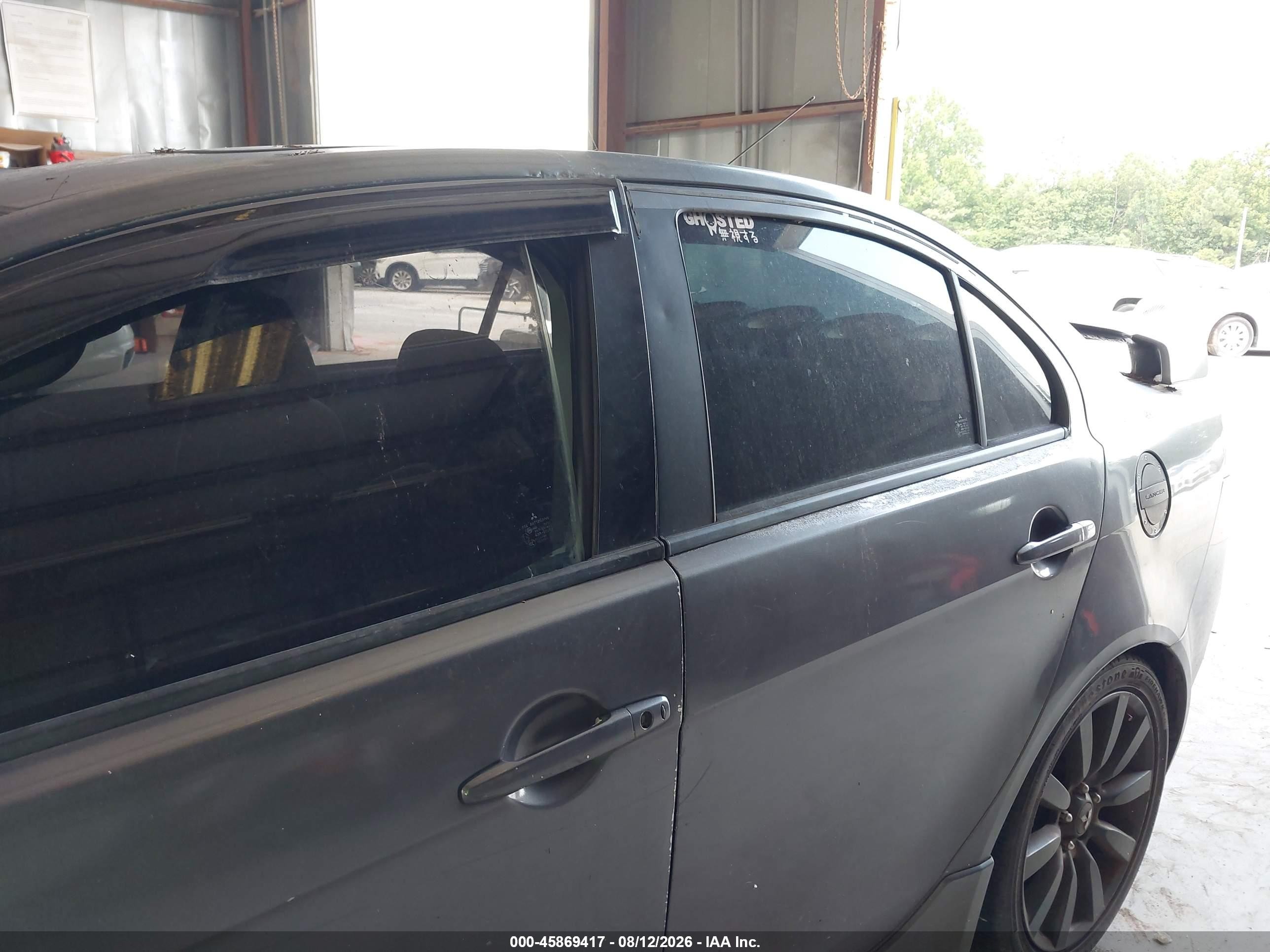 2009 Mitsubishi Lancer Gts Серый vin: JA3AU86W59U023975