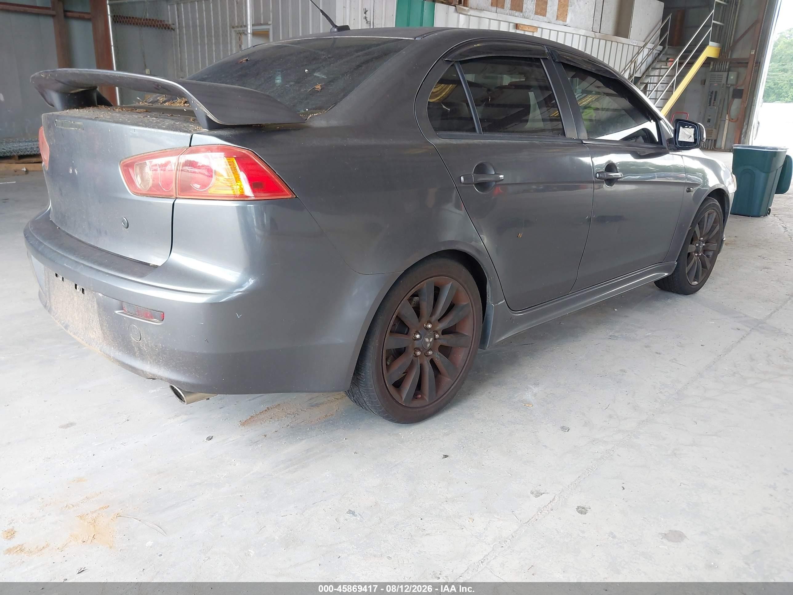 2009 Mitsubishi Lancer Gts Серый vin: JA3AU86W59U023975