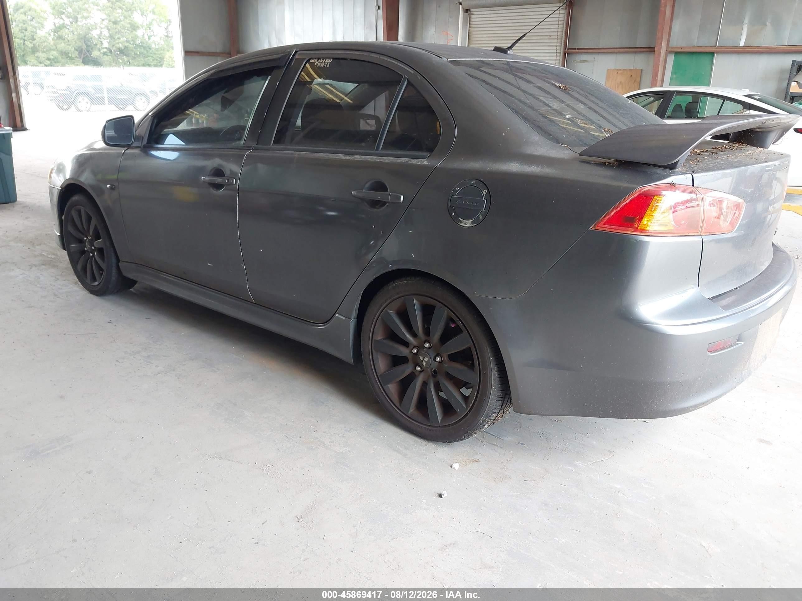 2009 Mitsubishi Lancer Gts Серый vin: JA3AU86W59U023975
