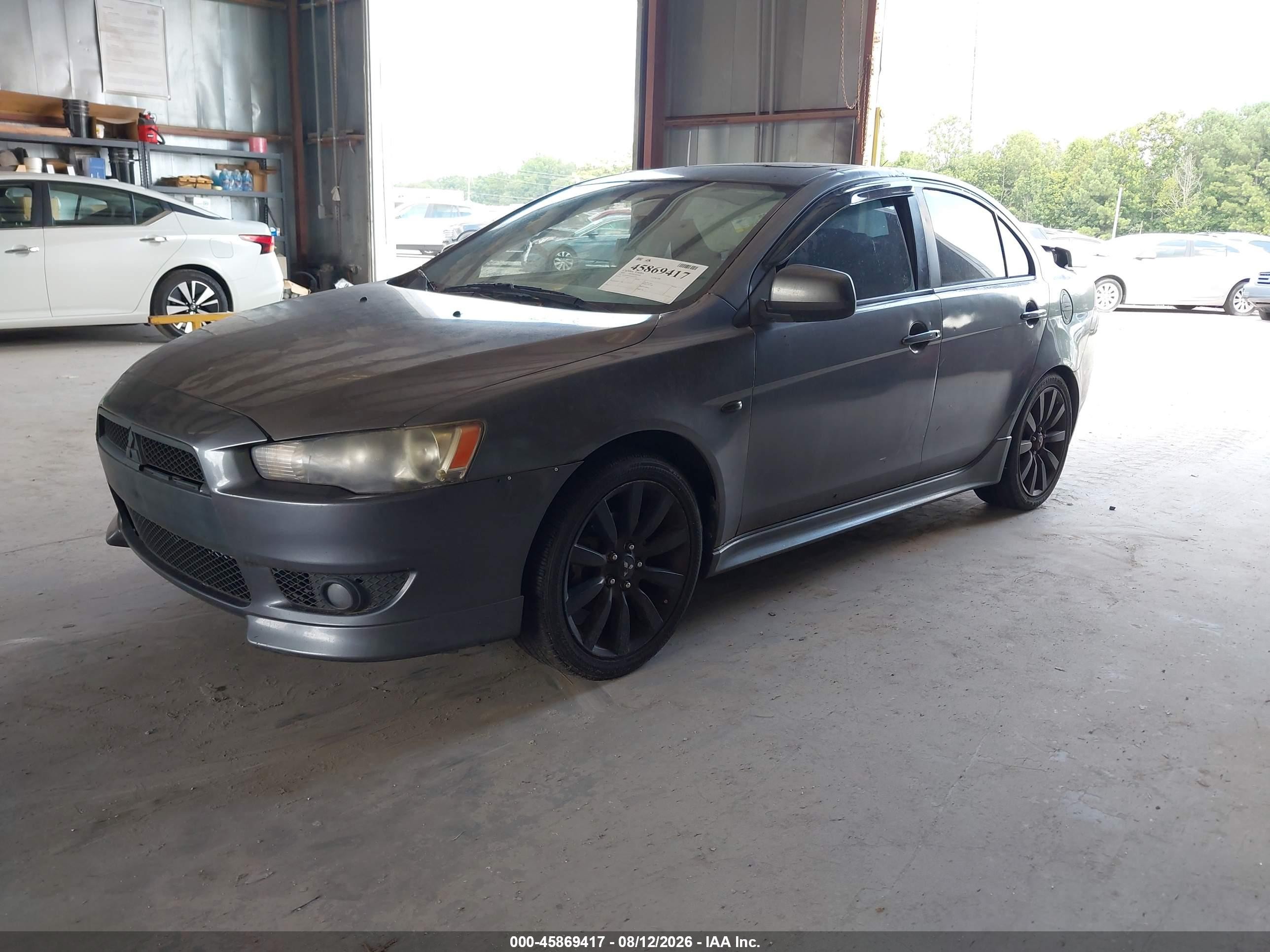 2009 Mitsubishi Lancer Gts Серый vin: JA3AU86W59U023975