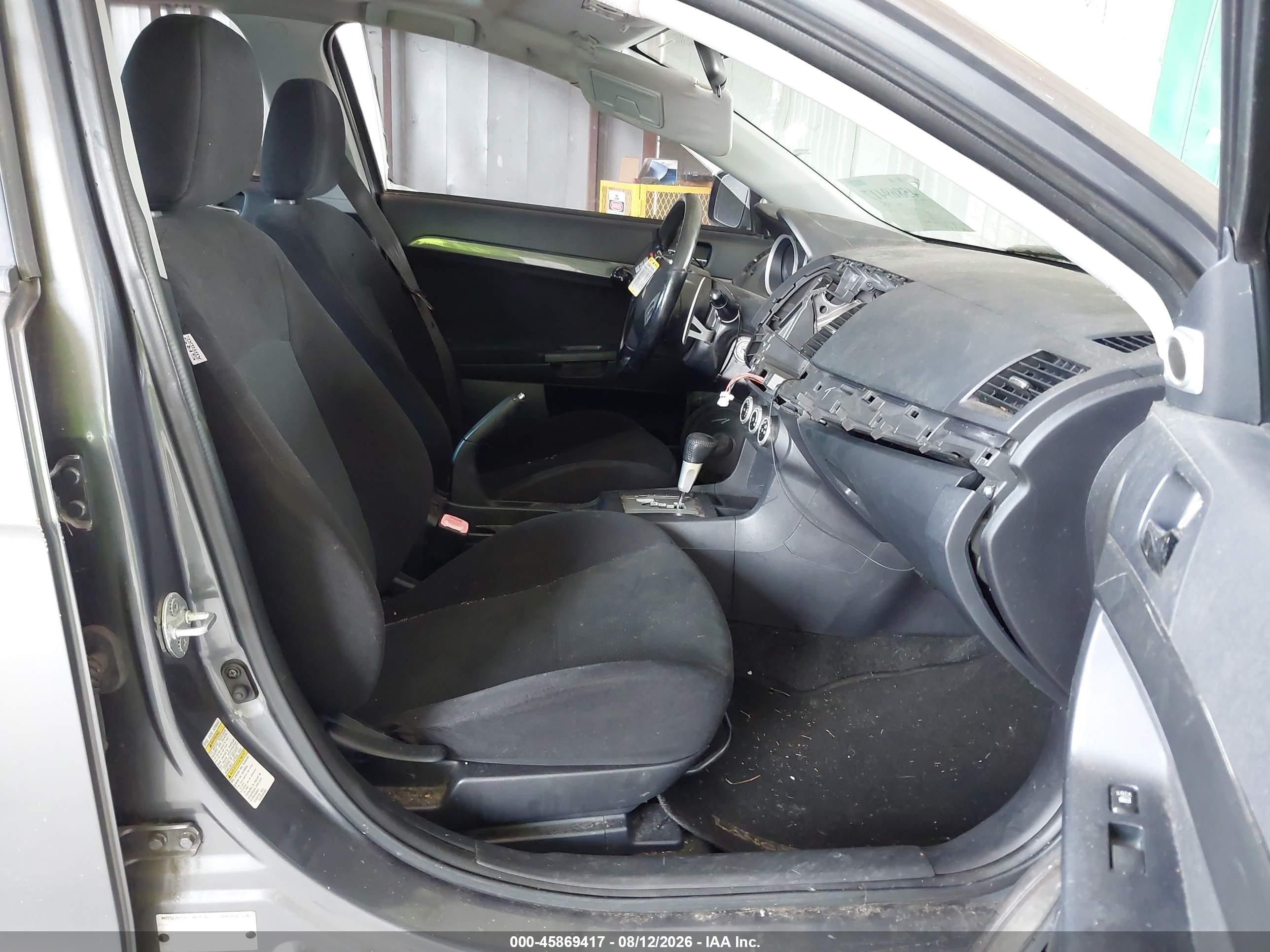2009 Mitsubishi Lancer Gts Серый vin: JA3AU86W59U023975