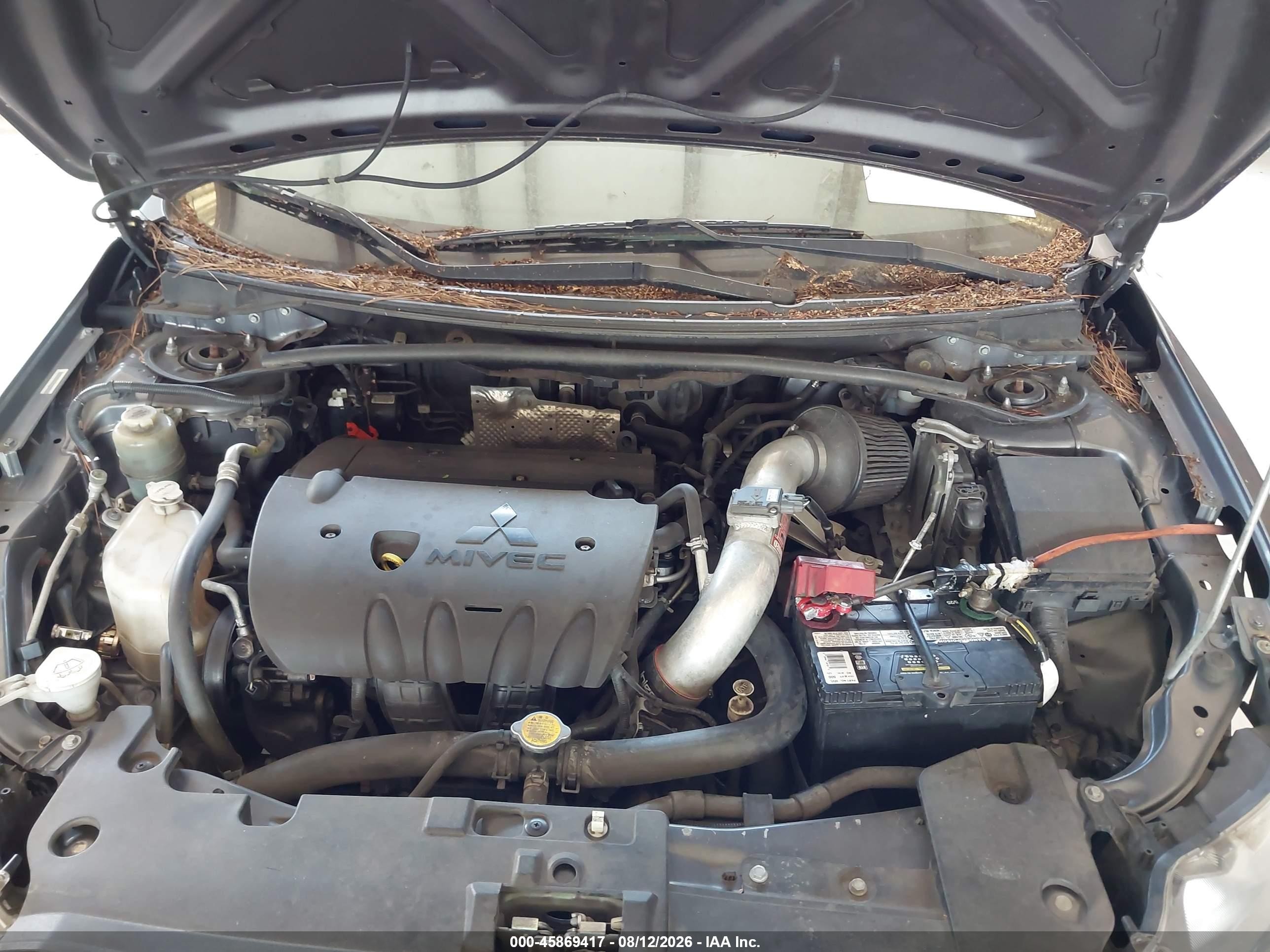 2009 Mitsubishi Lancer Gts Серый vin: JA3AU86W59U023975