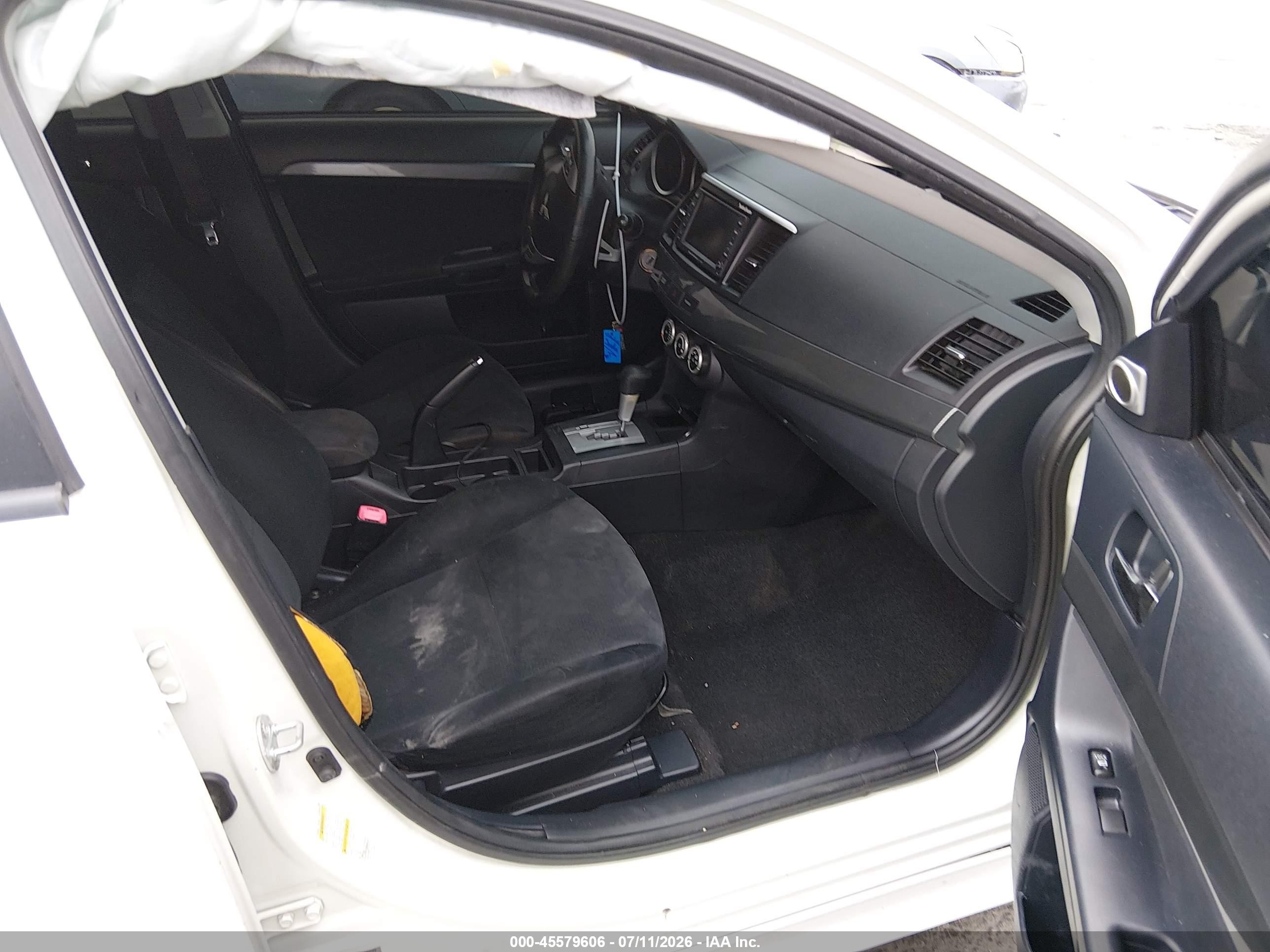 2009 Mitsubishi Lancer Gts Белый vin: JA3AU86W59U028416