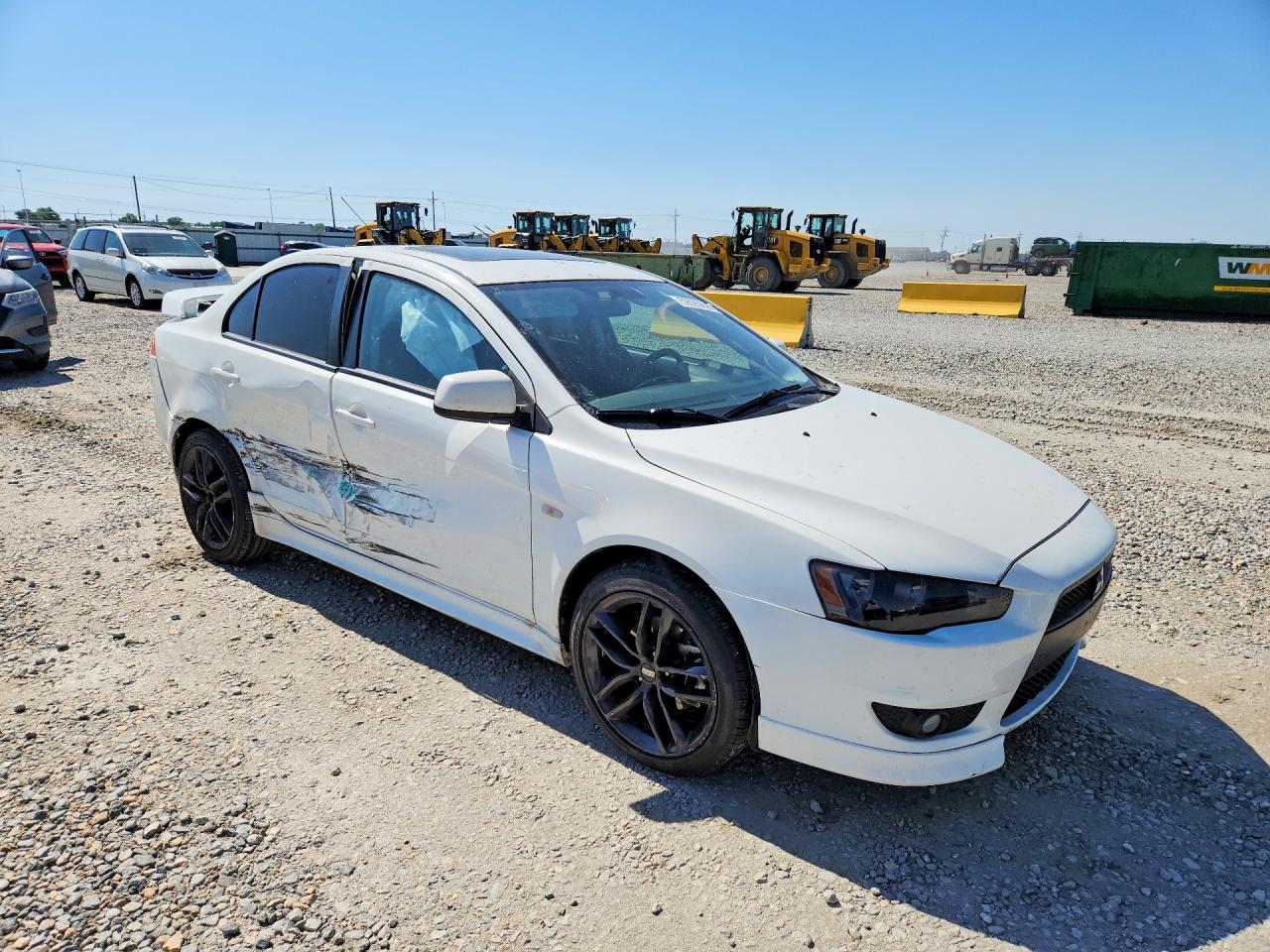 2009 Mitsubishi Lancer Gts White vin: JA3AU86W59U031025