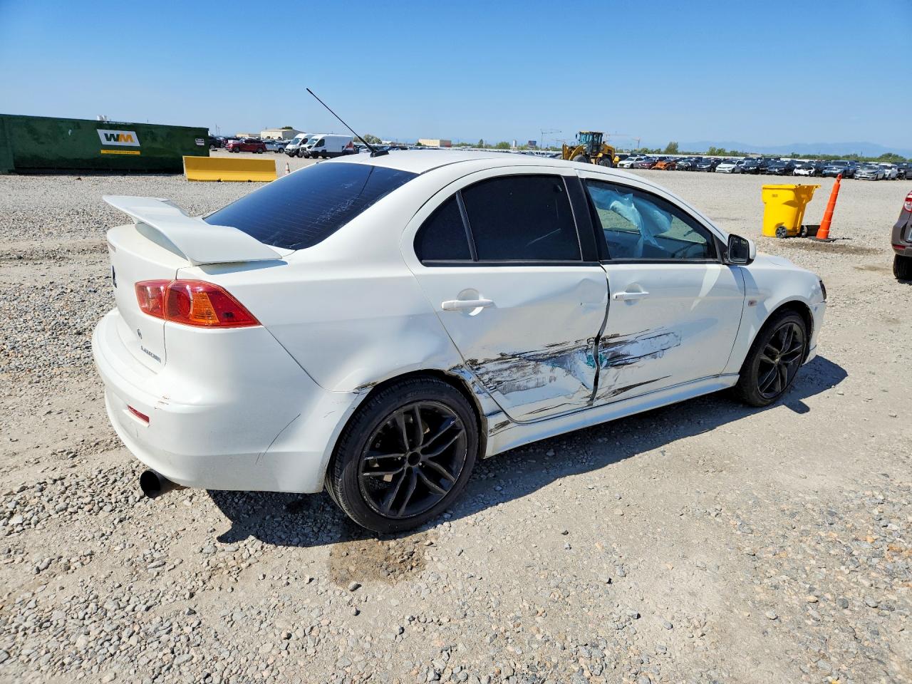 2009 Mitsubishi Lancer Gts White vin: JA3AU86W59U031025