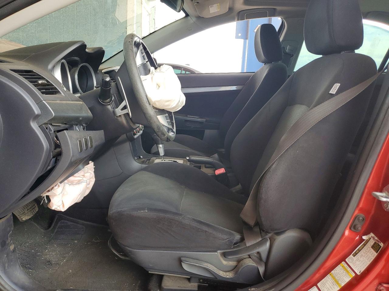 2009 Mitsubishi Lancer Gts Red vin: JA3AU86W79U008765