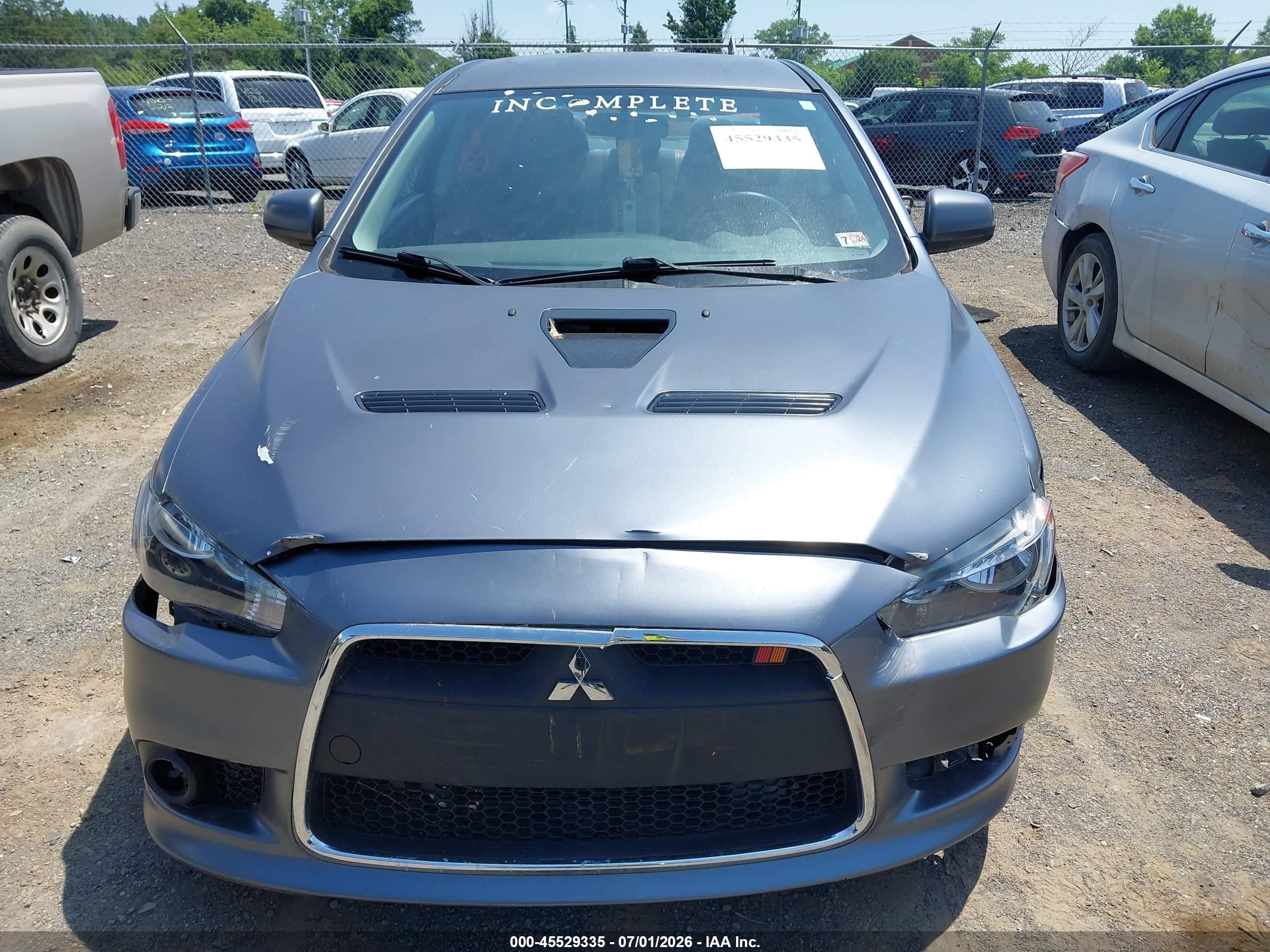 2009 Mitsubishi Lancer Ralliart Blue vin: JA3AV66V49U022891
