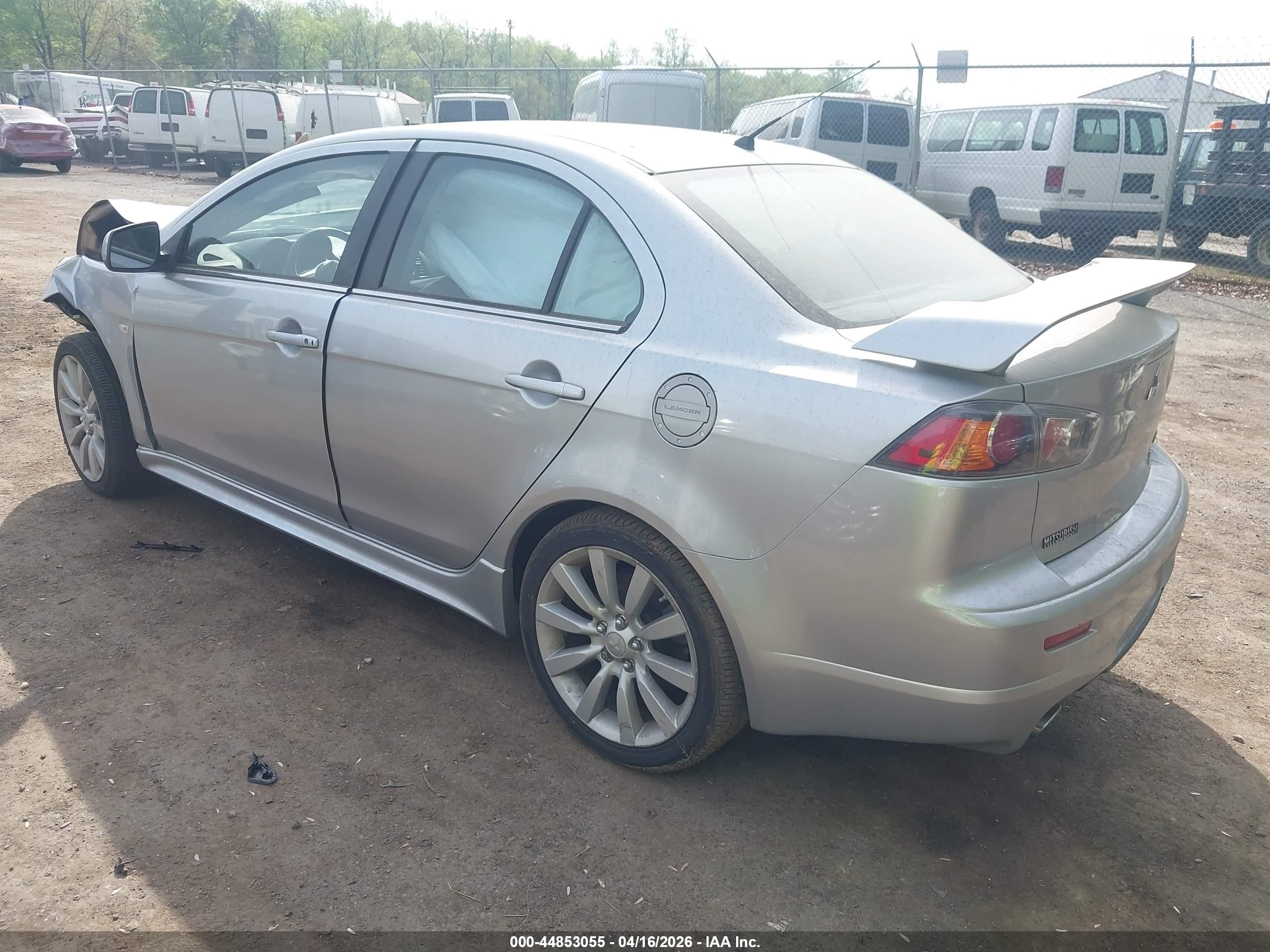 2009 Mitsubishi Lancer Ralliart Silver vin: JA3AV66V79U023260