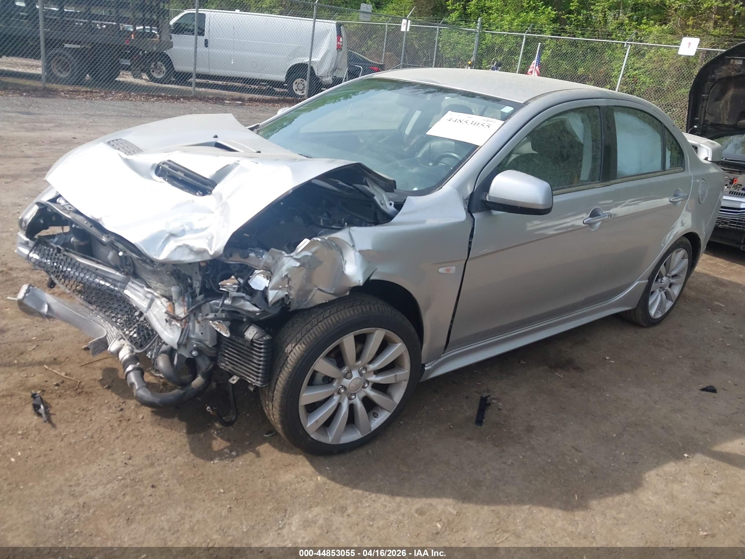 2009 Mitsubishi Lancer Ralliart Silver vin: JA3AV66V79U023260