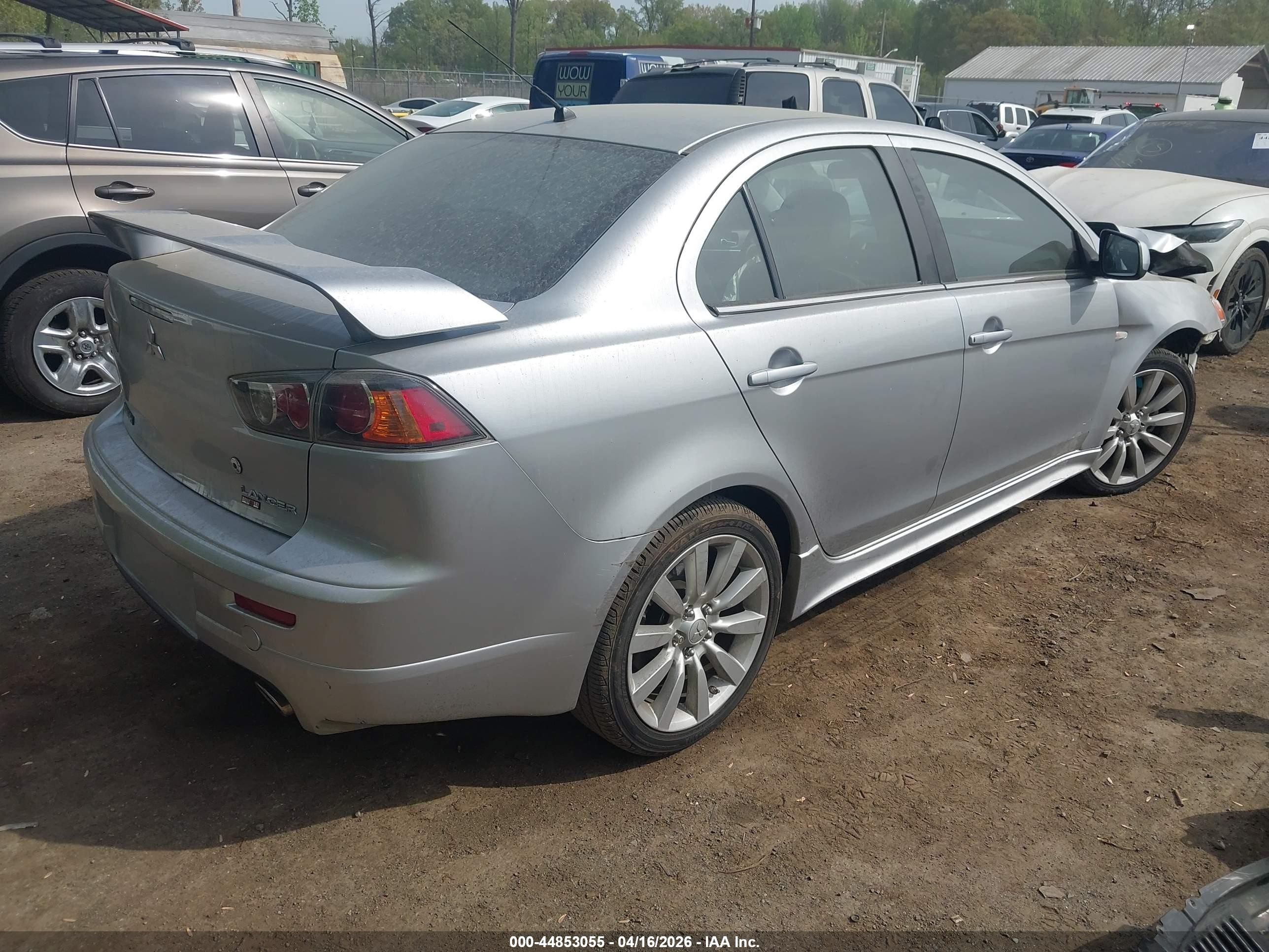 2009 Mitsubishi Lancer Ralliart Silver vin: JA3AV66V79U023260