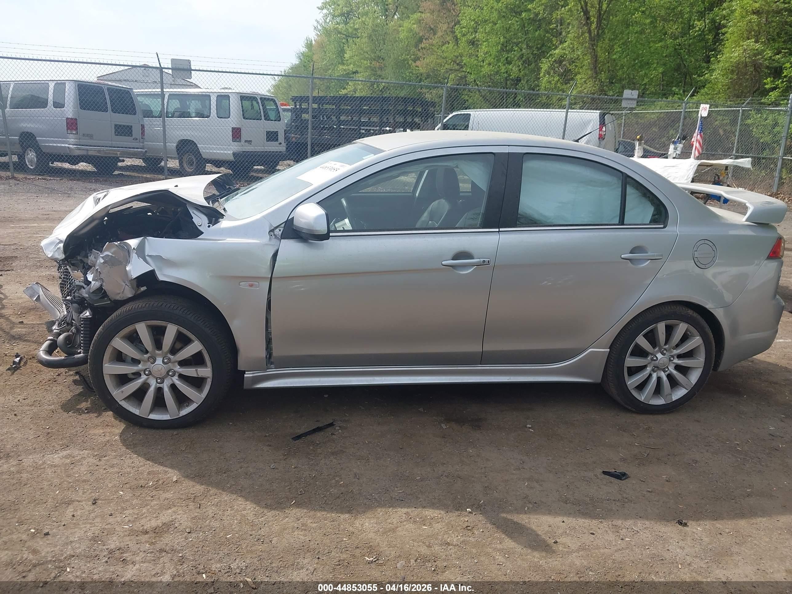 2009 Mitsubishi Lancer Ralliart Silver vin: JA3AV66V79U023260