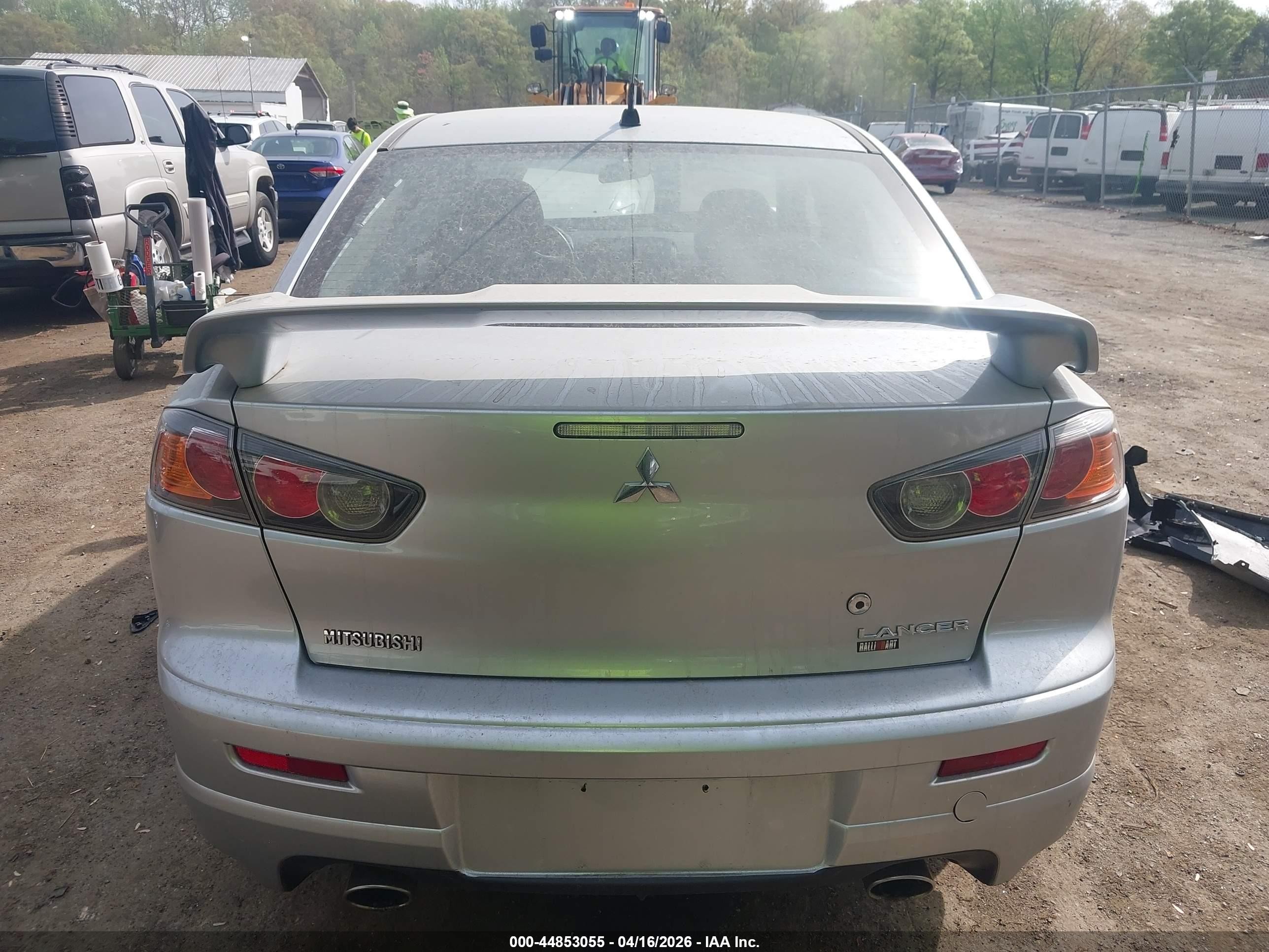 2009 Mitsubishi Lancer Ralliart Silver vin: JA3AV66V79U023260