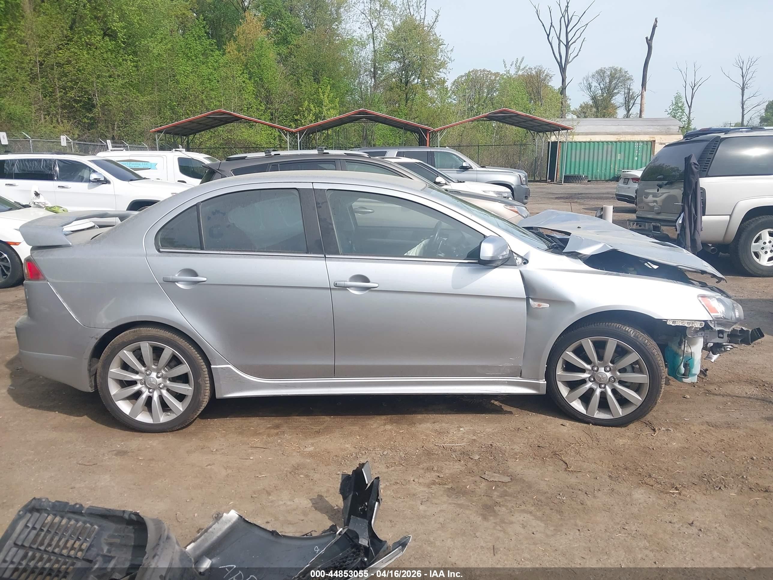 2009 Mitsubishi Lancer Ralliart Silver vin: JA3AV66V79U023260