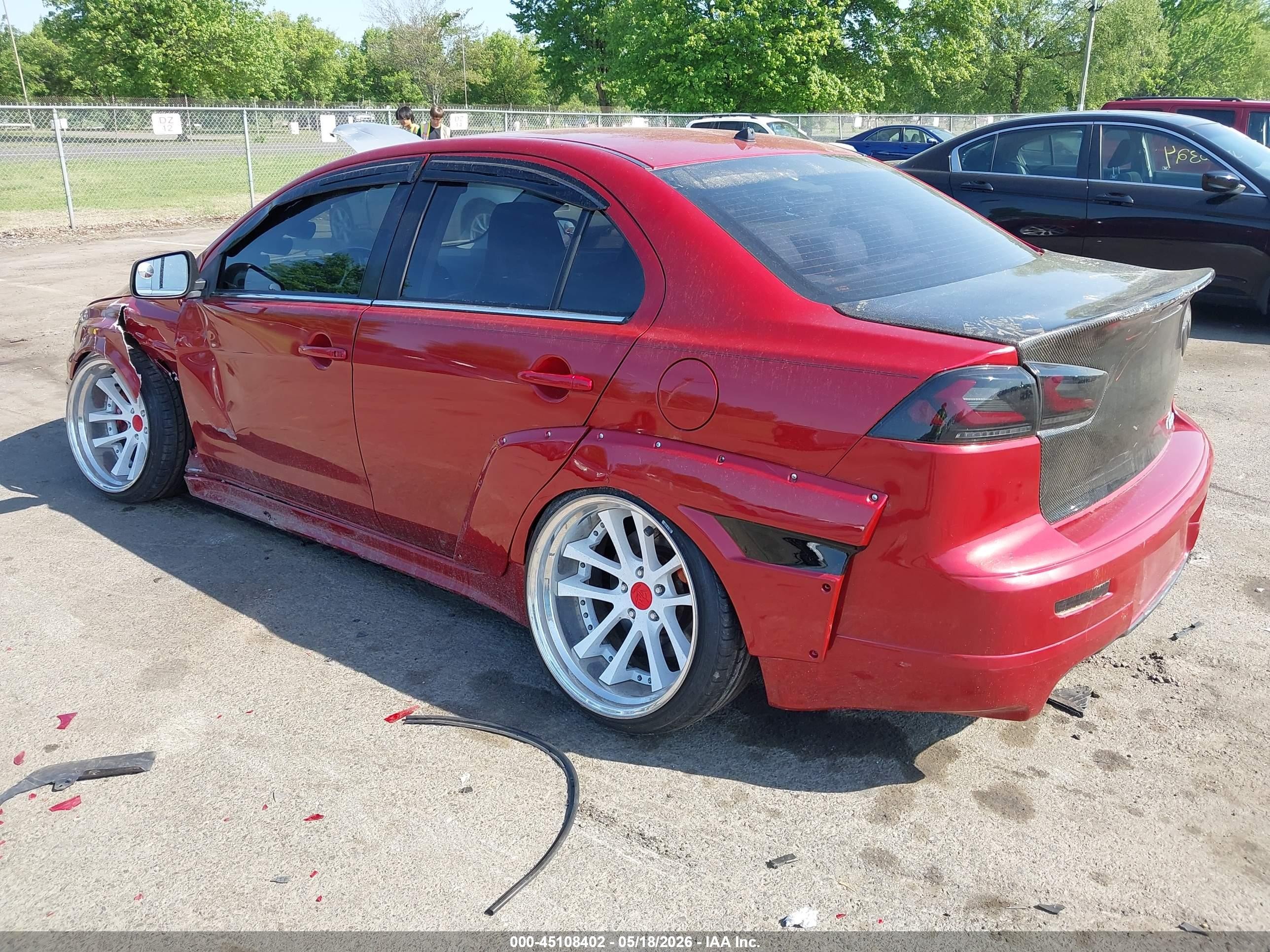 2009 Mitsubishi Lancer Ralliart Red vin: JA3AV66VX9U024421
