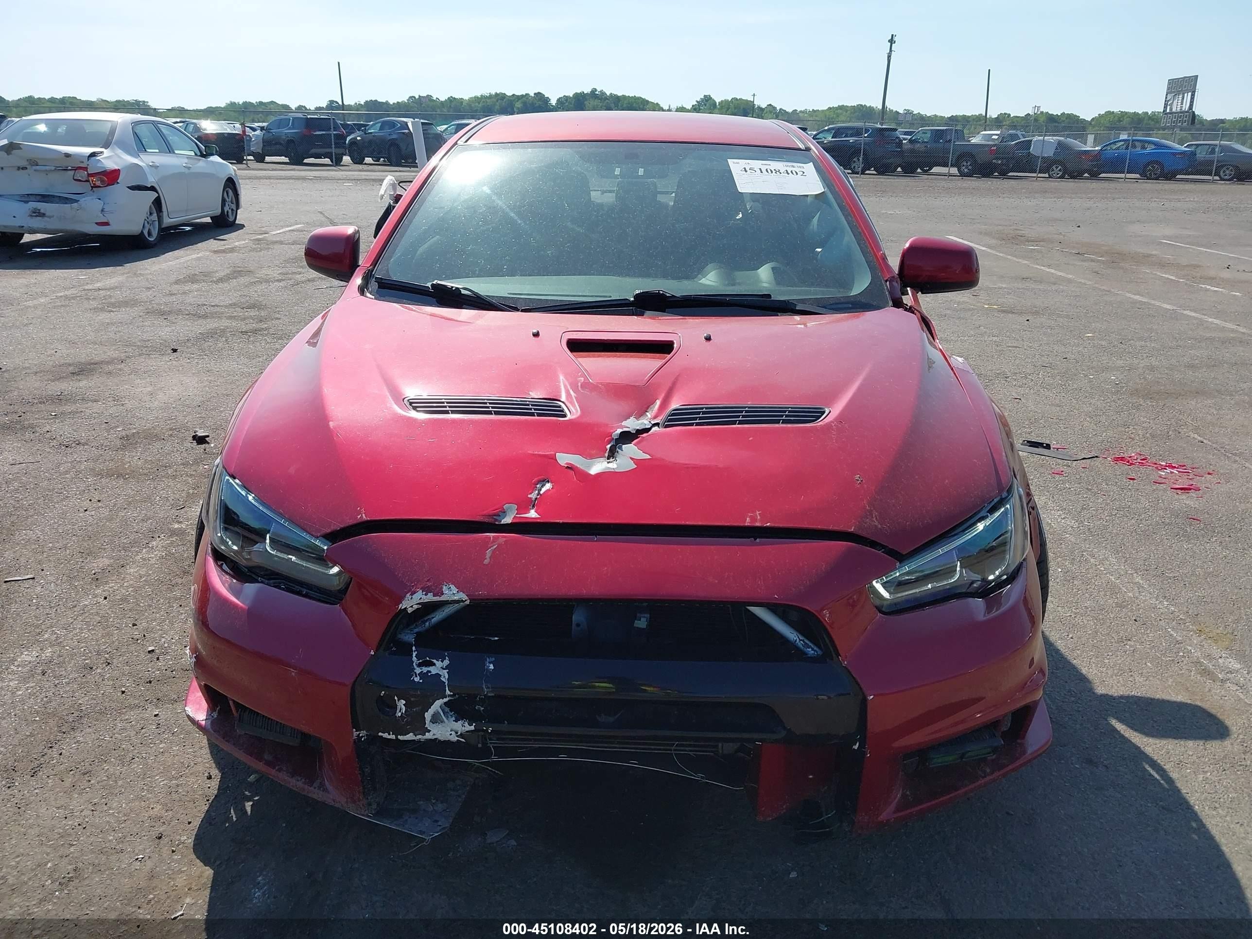 2009 Mitsubishi Lancer Ralliart Red vin: JA3AV66VX9U024421