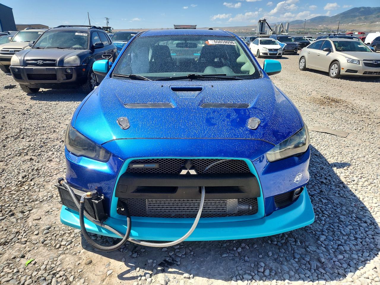 2008 Mitsubishi Lancer Evolution Gsr Синий vin: JA3AW86V58U045250