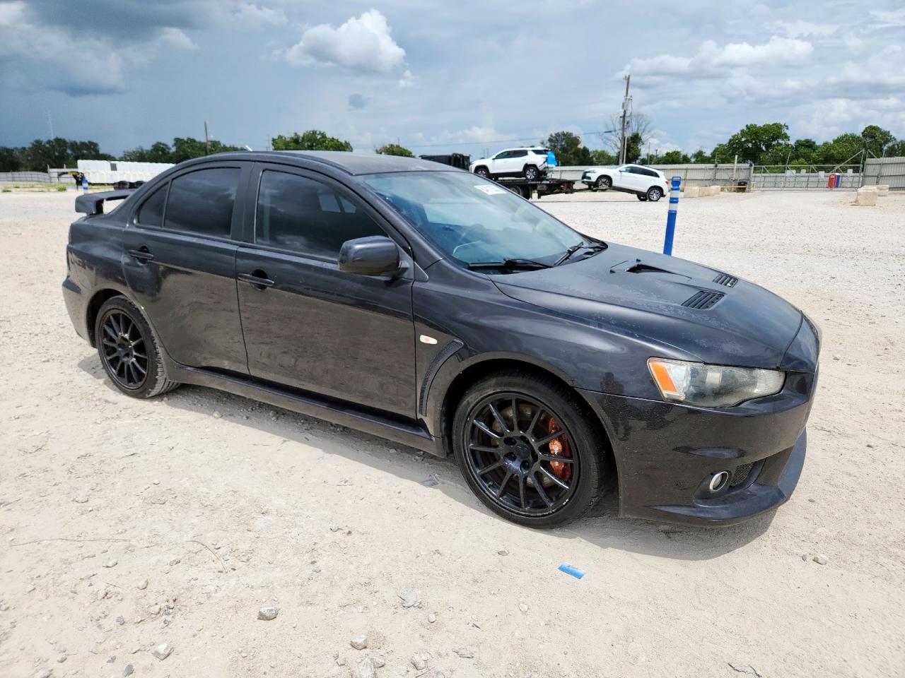 2008 Mitsubishi Lancer Evolution Gsr Black vin: JA3AW86V88U050023