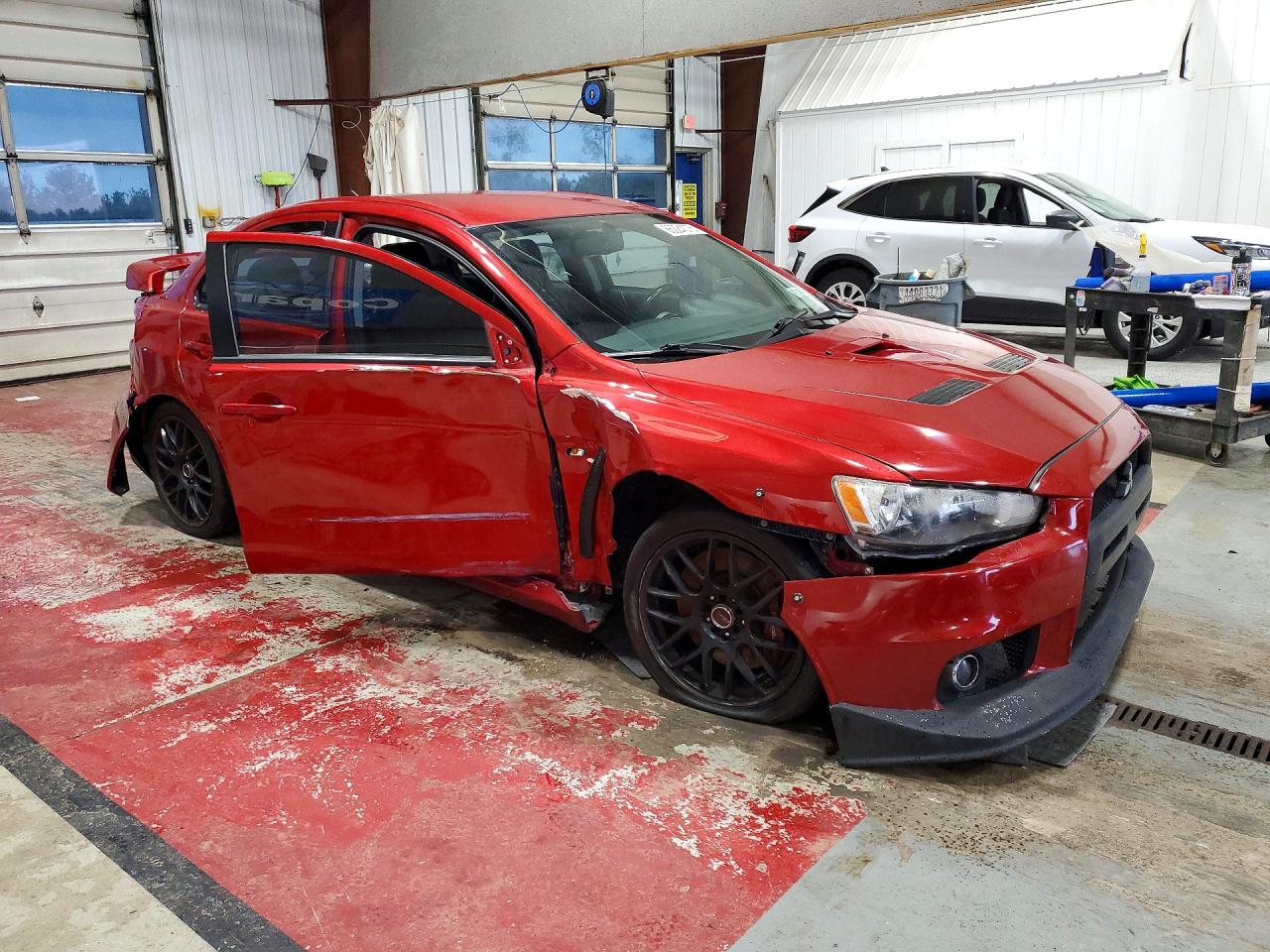 2008 Mitsubishi Lancer Evolution Gsr Red vin: JA3AW86VX8U048354