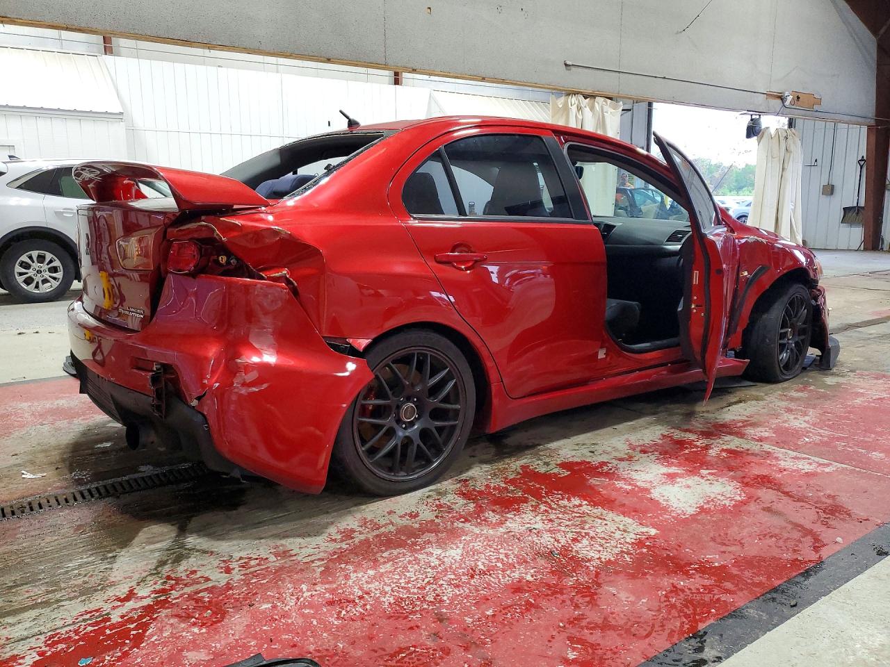 2008 Mitsubishi Lancer Evolution Gsr Red vin: JA3AW86VX8U048354