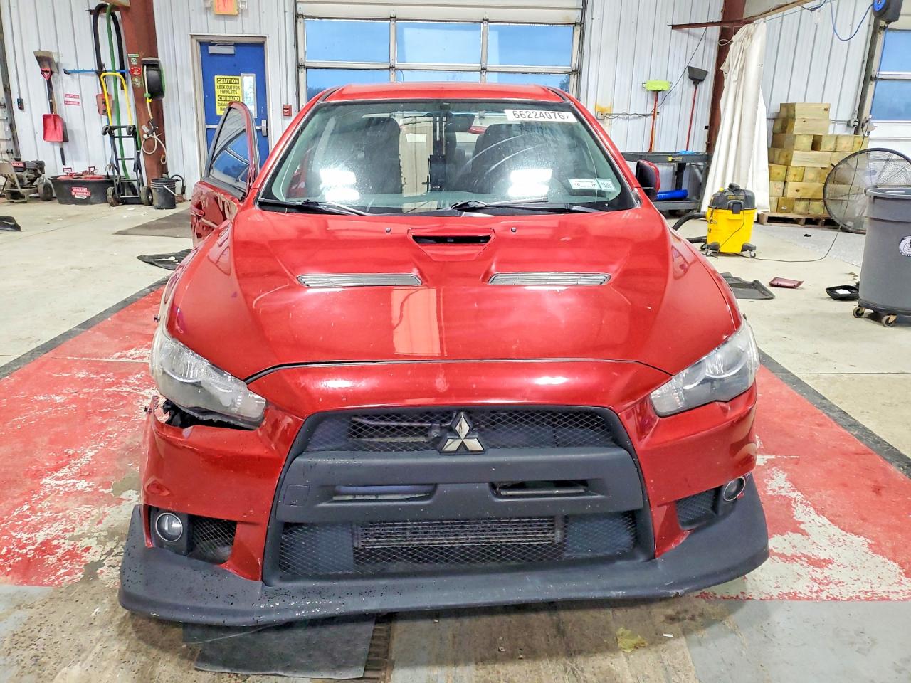 2008 Mitsubishi Lancer Evolution Gsr Red vin: JA3AW86VX8U048354