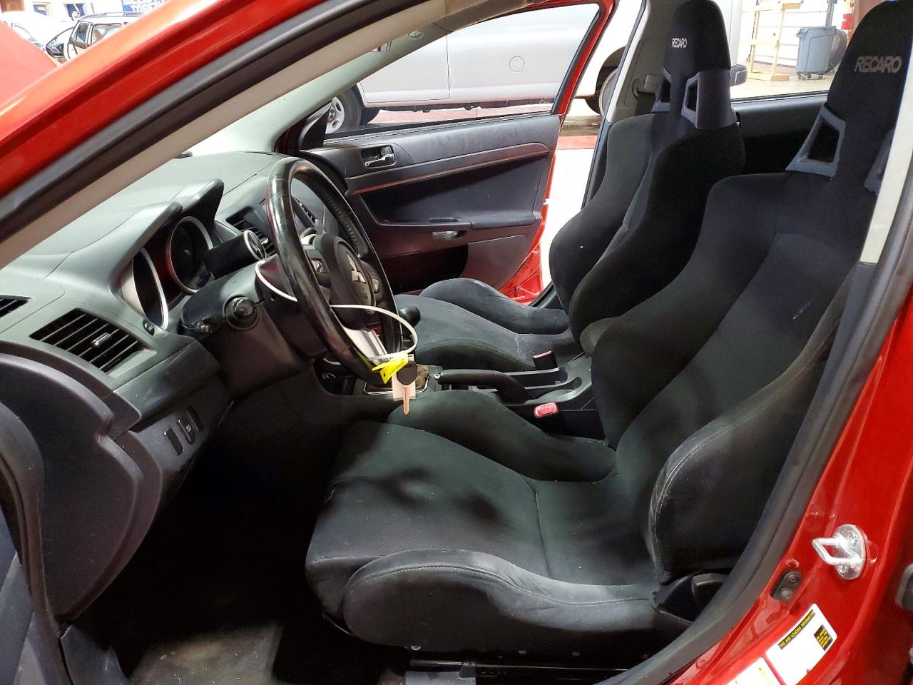 2008 Mitsubishi Lancer Evolution Gsr Red vin: JA3AW86VX8U048354
